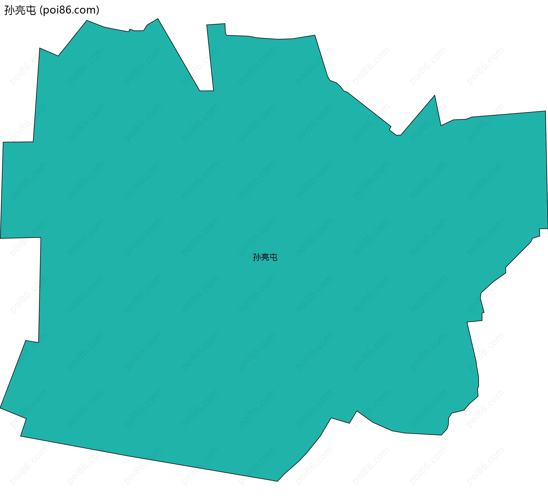 孙亮屯边界地图