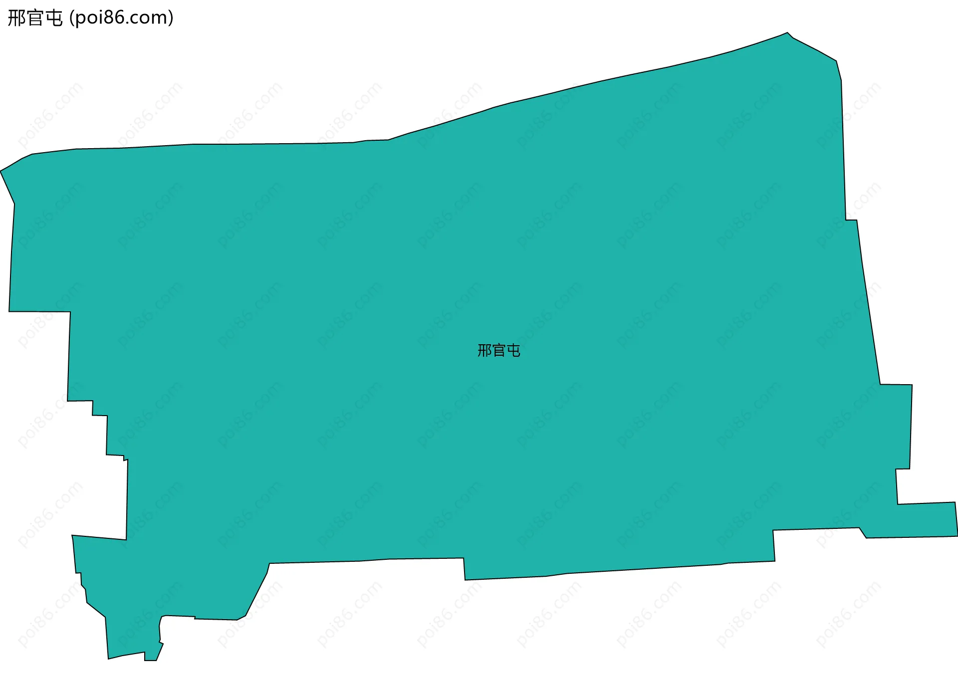 邢官屯边界地图