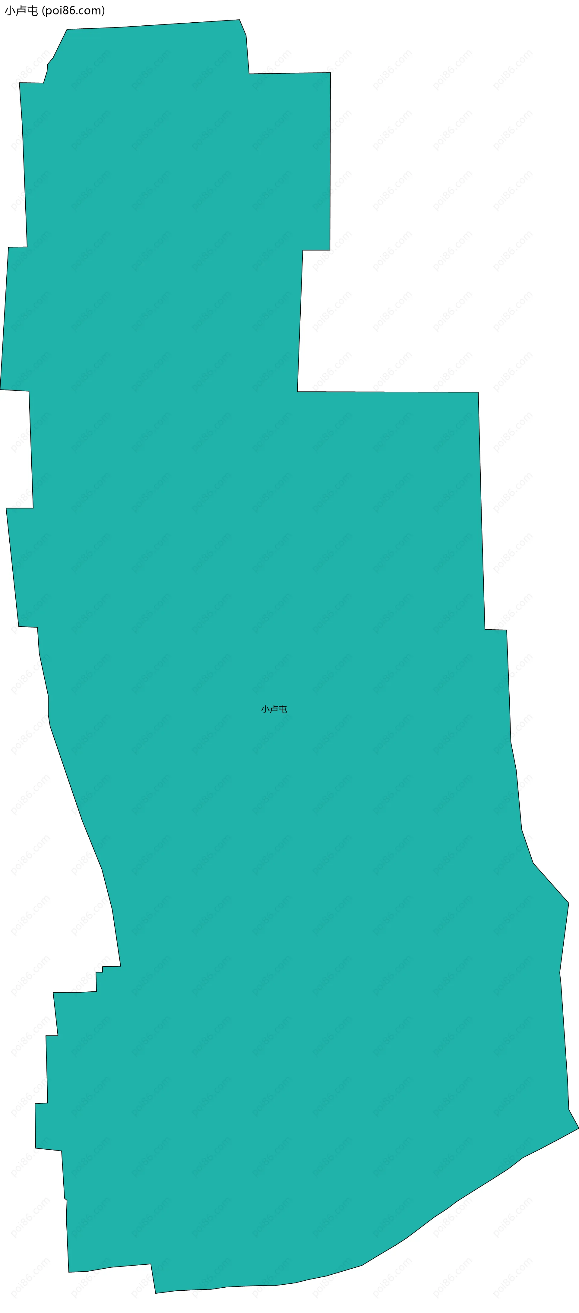 小卢屯边界地图