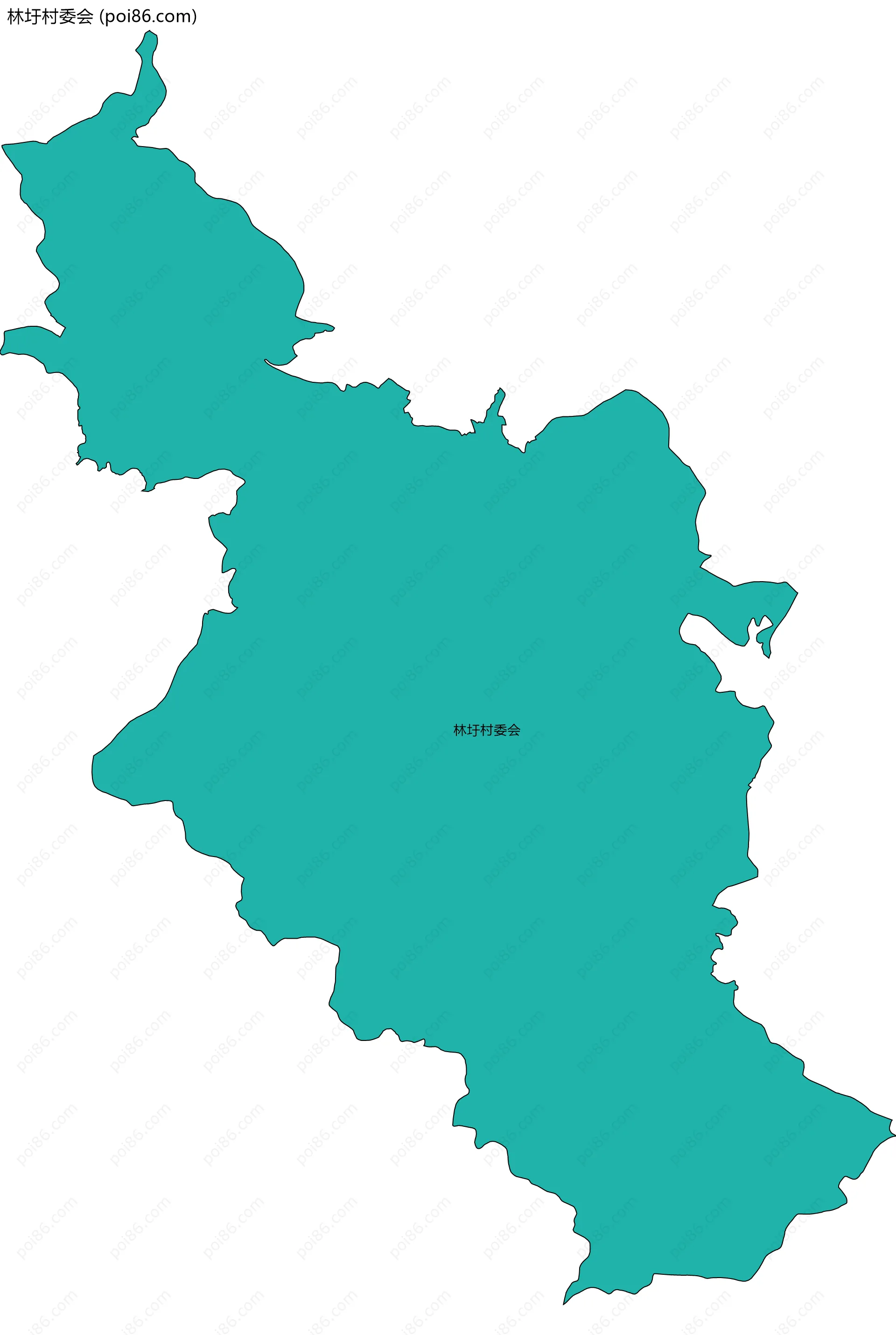 林圩村委会边界地图
