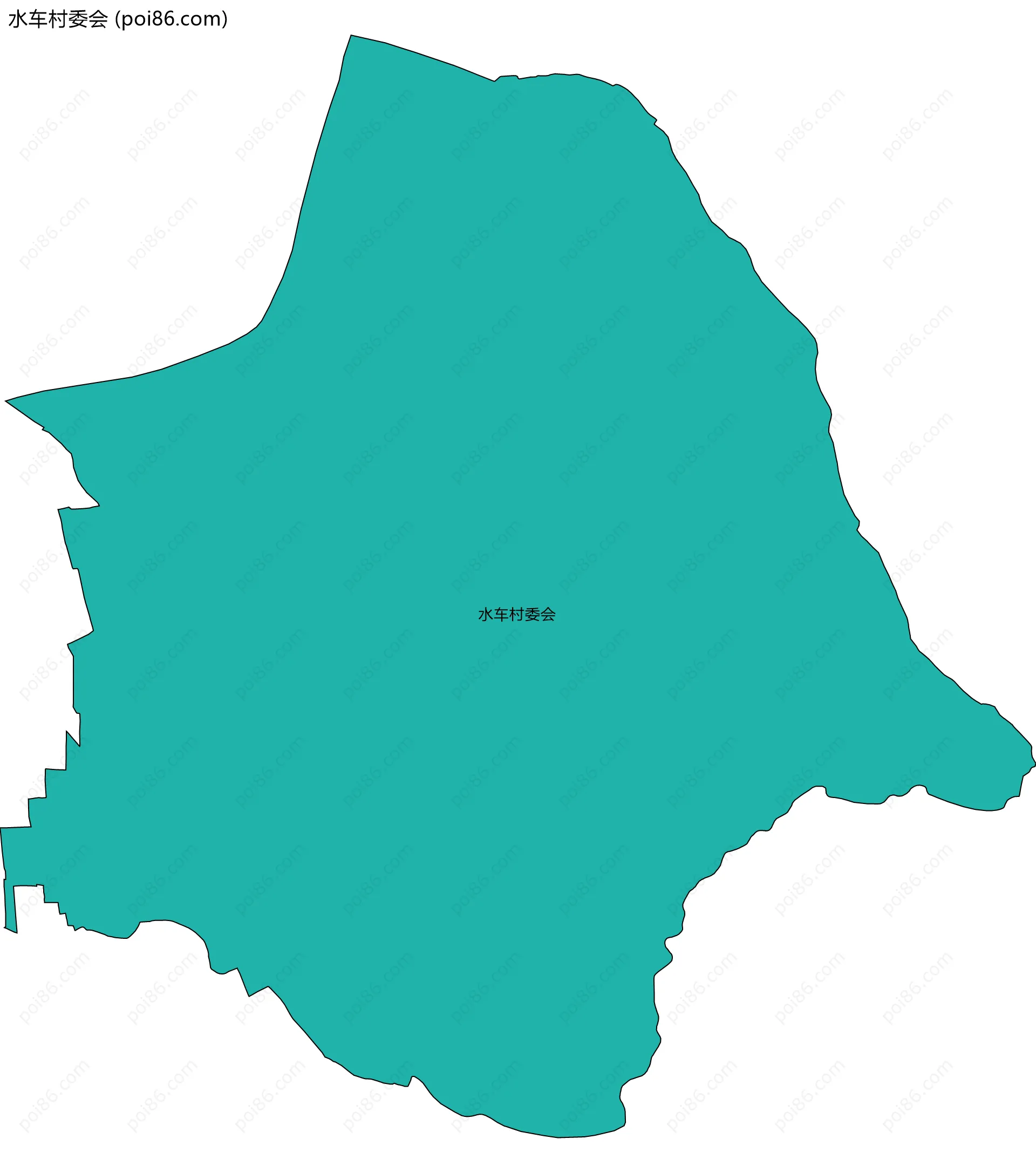 水车村委会边界地图