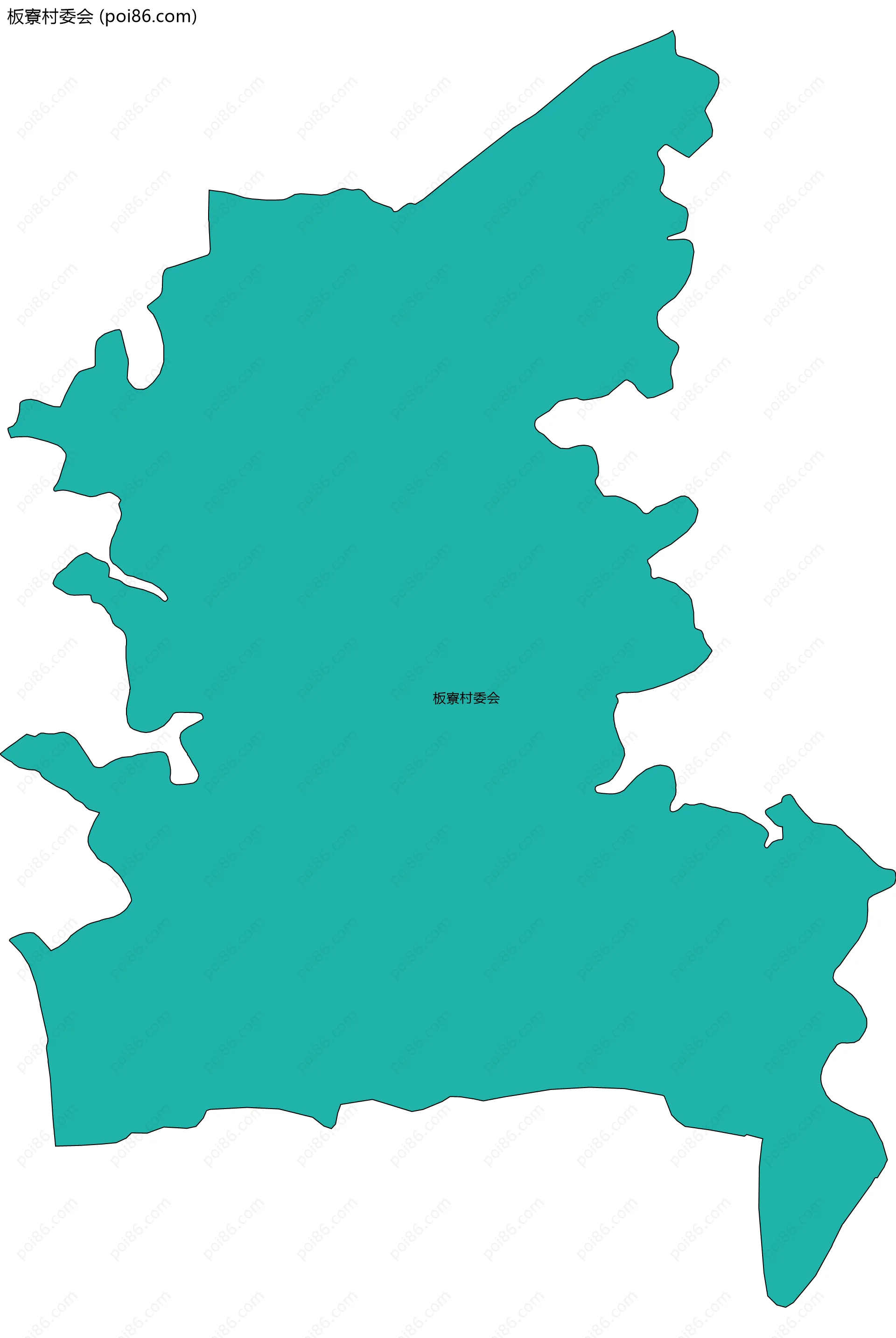 板寮村委会边界地图