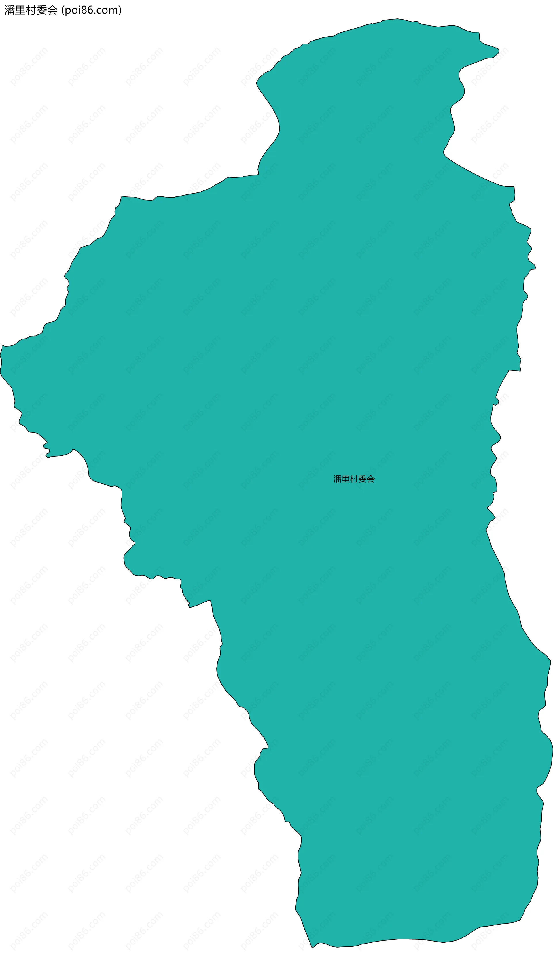 潘里村委会边界地图