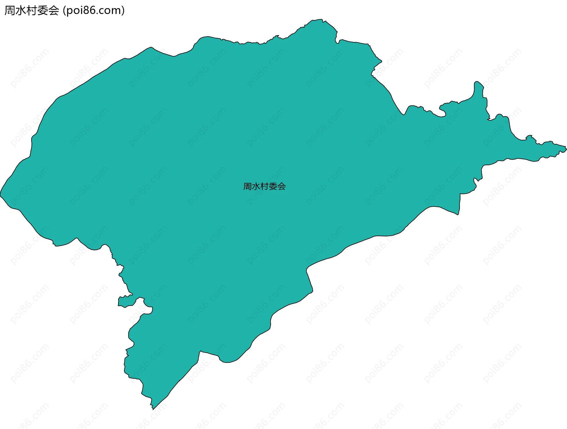 周水村委会边界地图