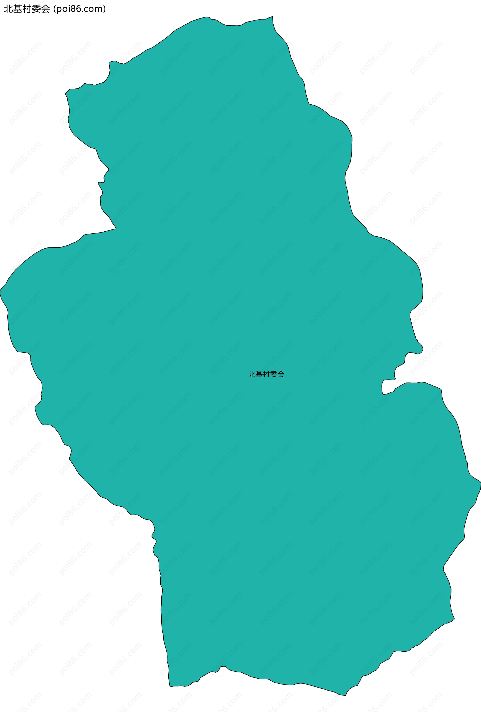 北基村委会边界地图