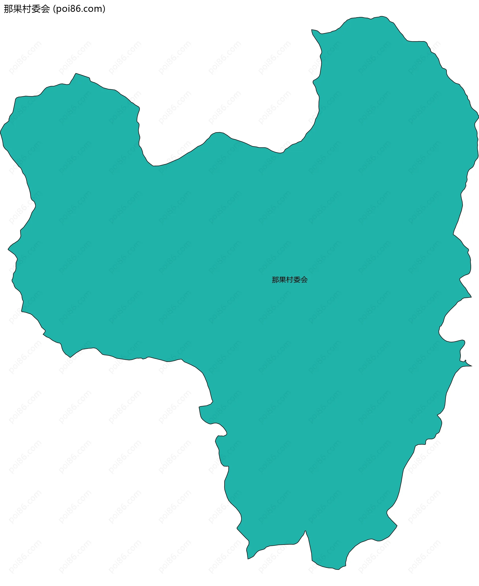 那果村委会边界地图