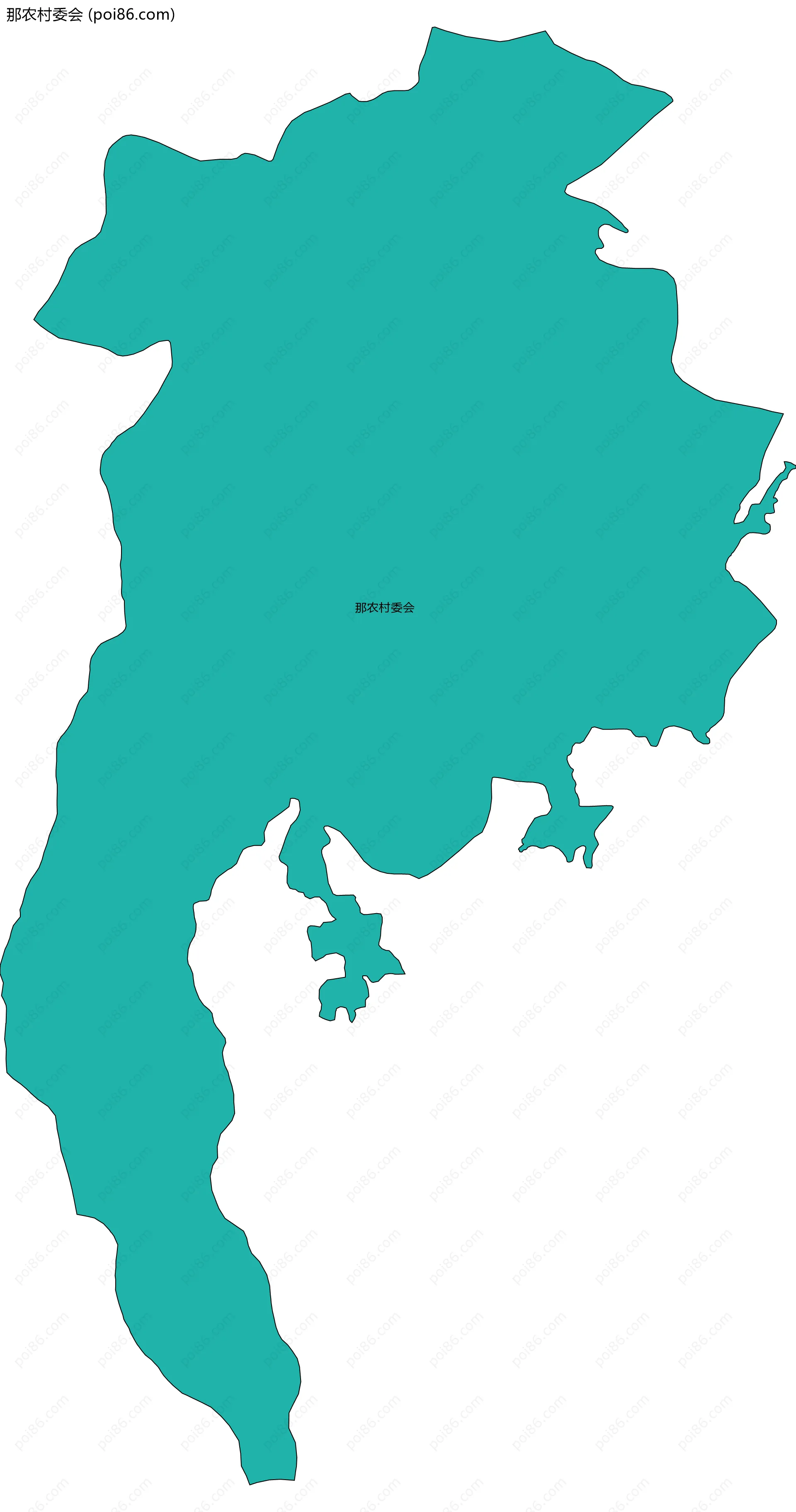 那农村委会边界地图