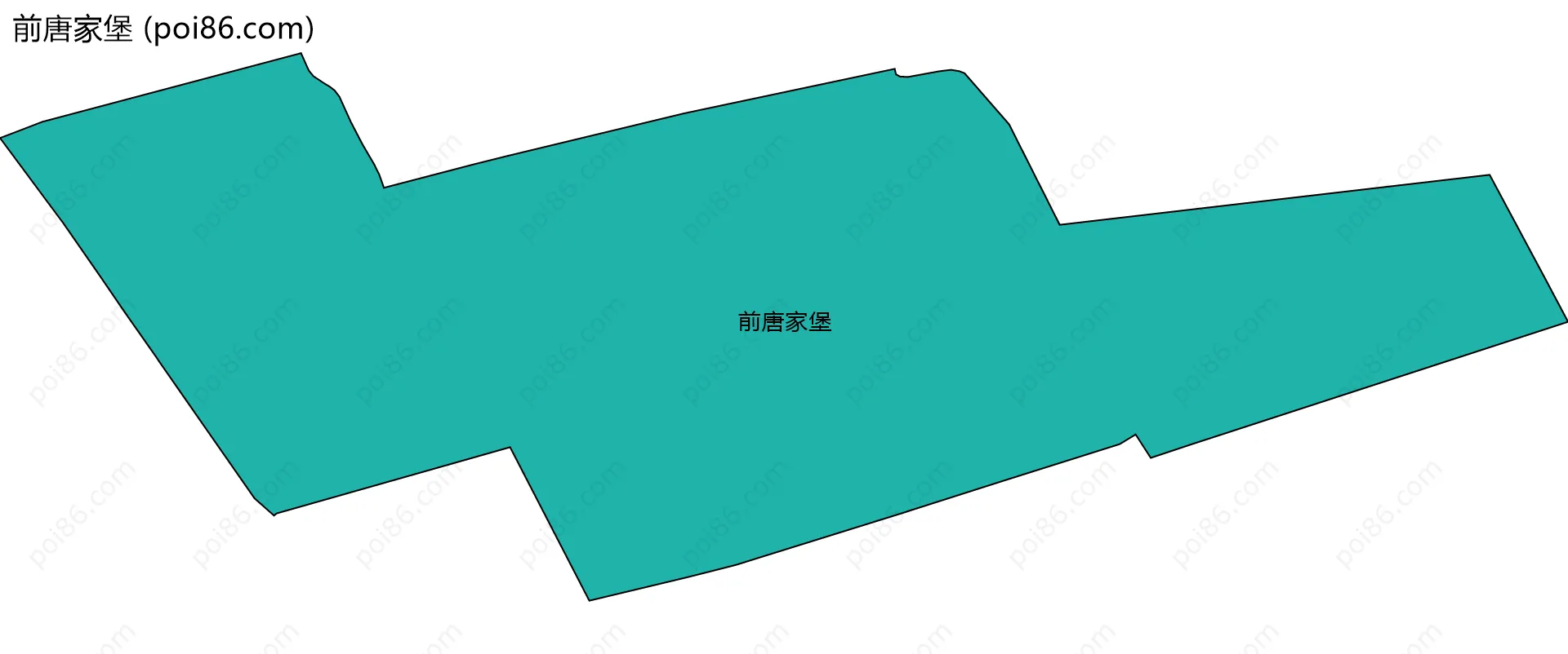 前唐家堡边界地图