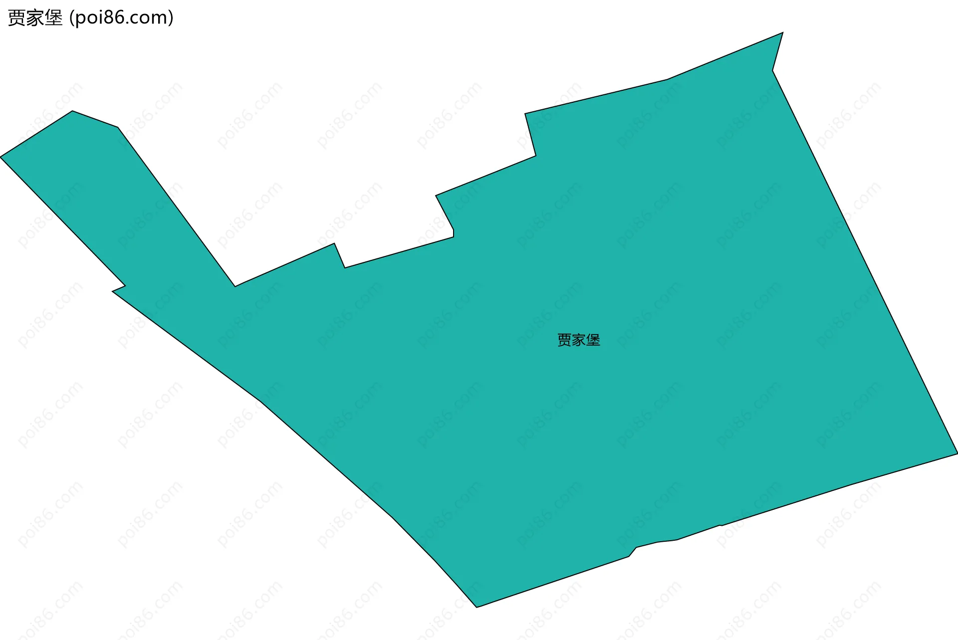 贾家堡边界地图