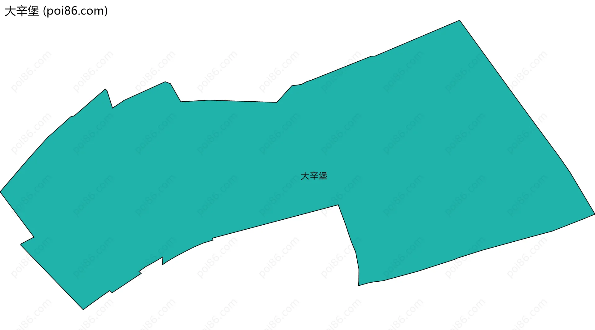 大辛堡边界地图