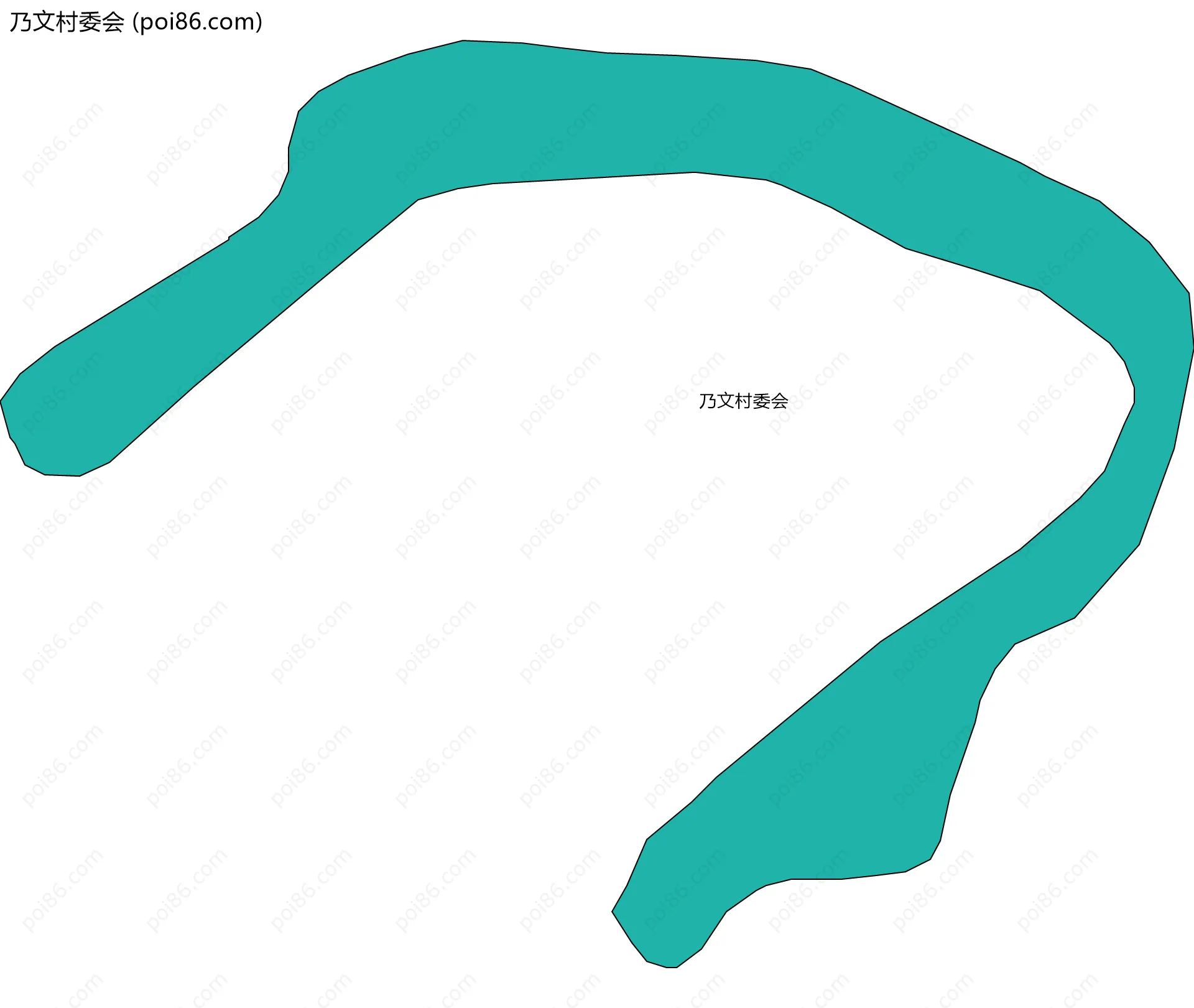 乃文村委会边界地图