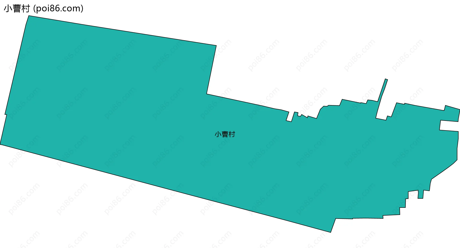 小曹村边界地图