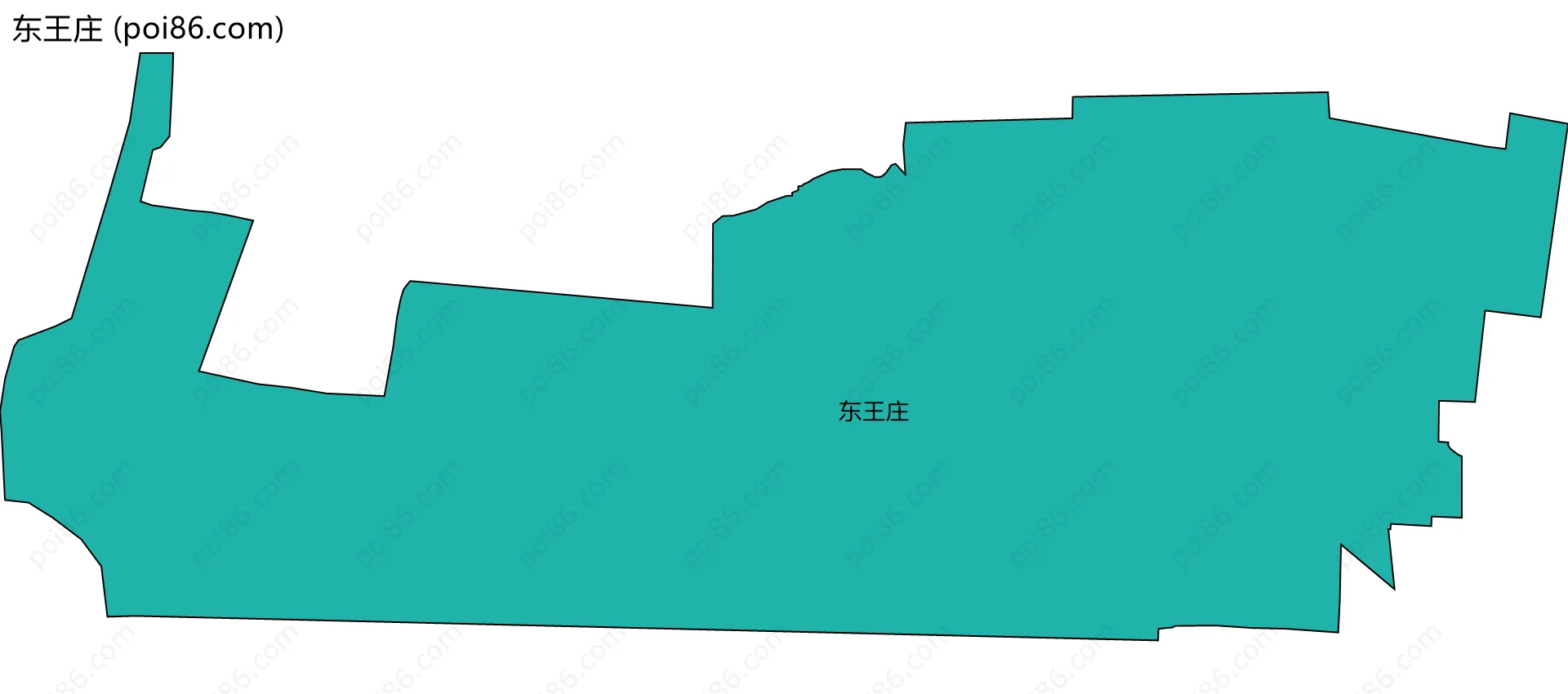 东王庄边界地图