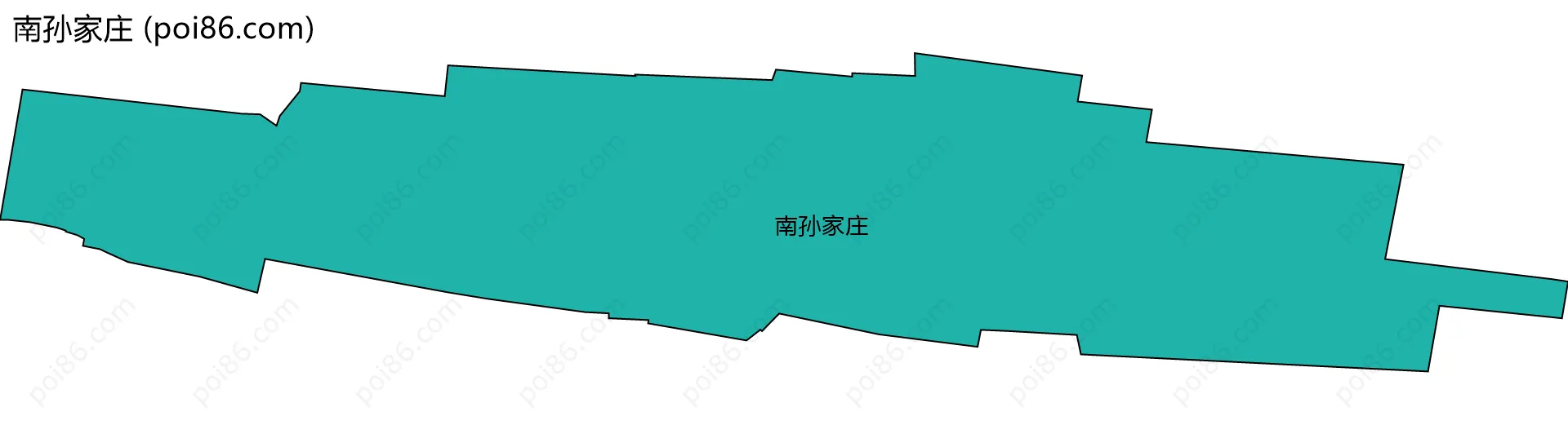 南孙家庄边界地图