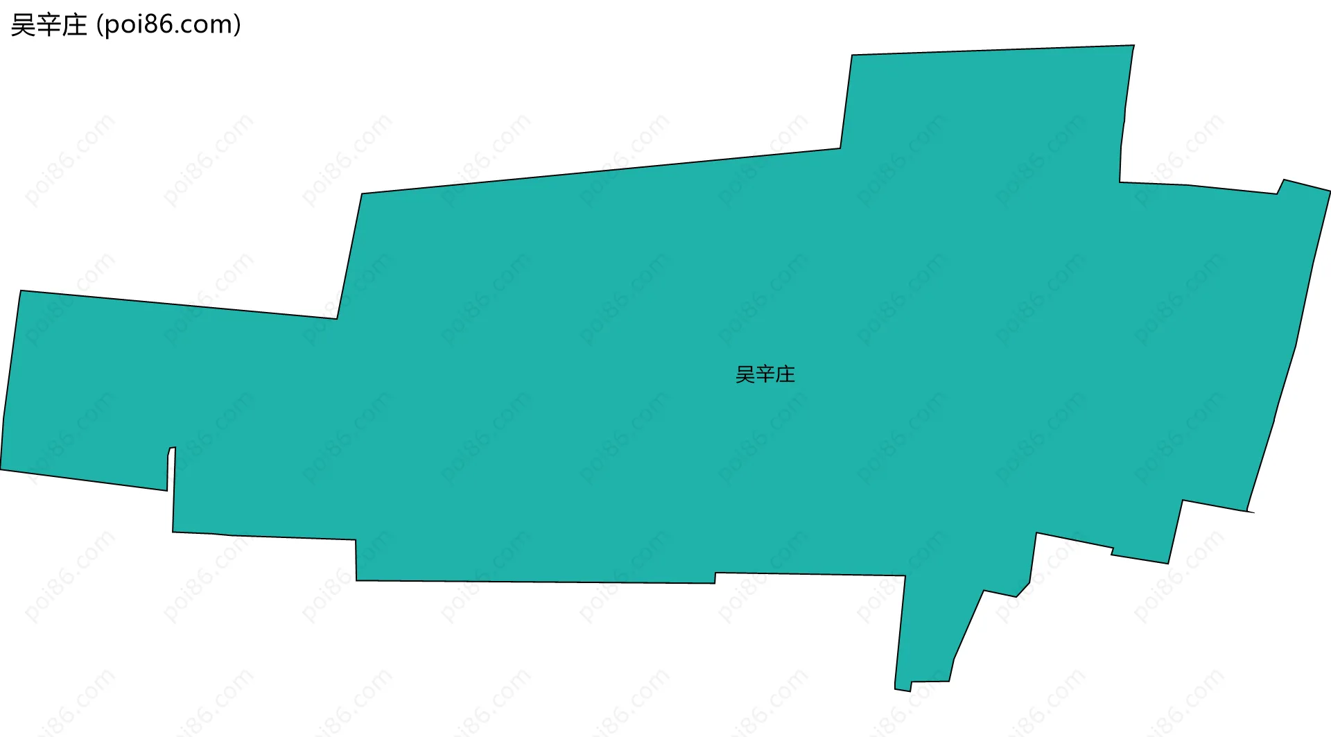 吴辛庄边界地图