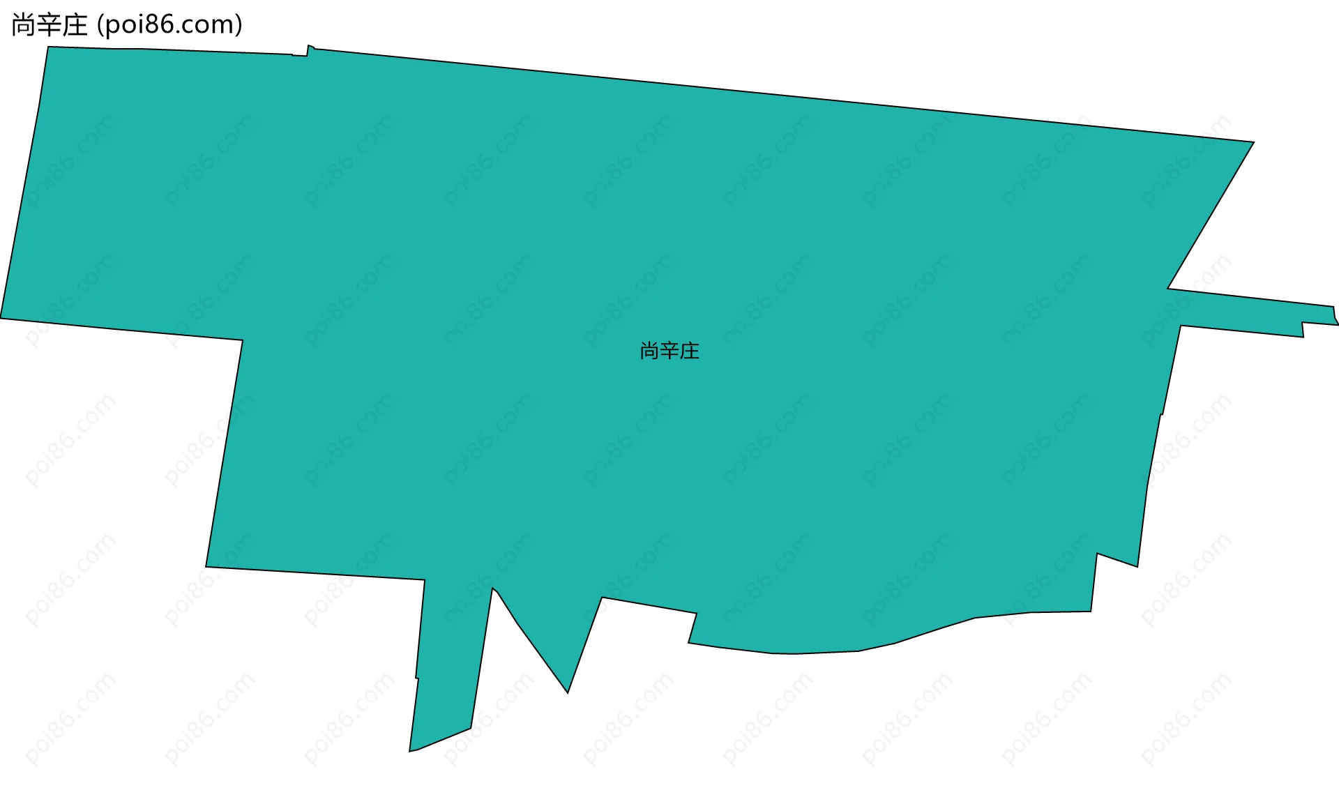 尚辛庄边界地图