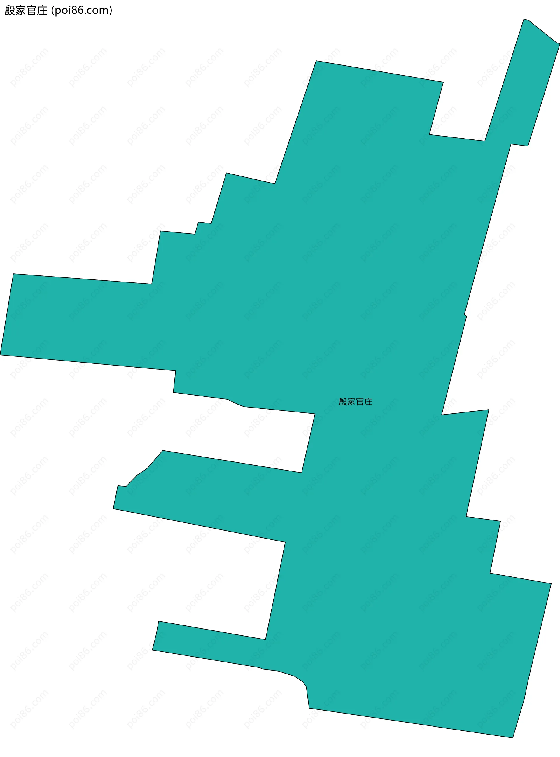 殷家官庄边界地图