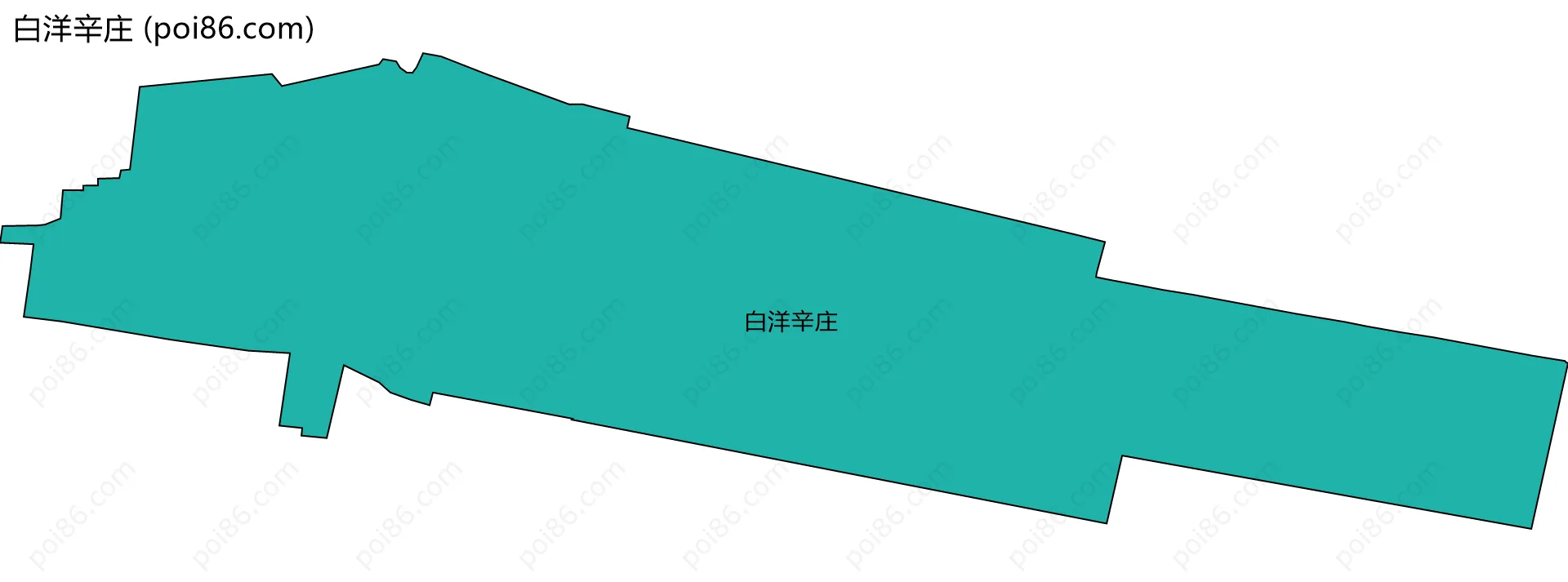 白洋辛庄边界地图