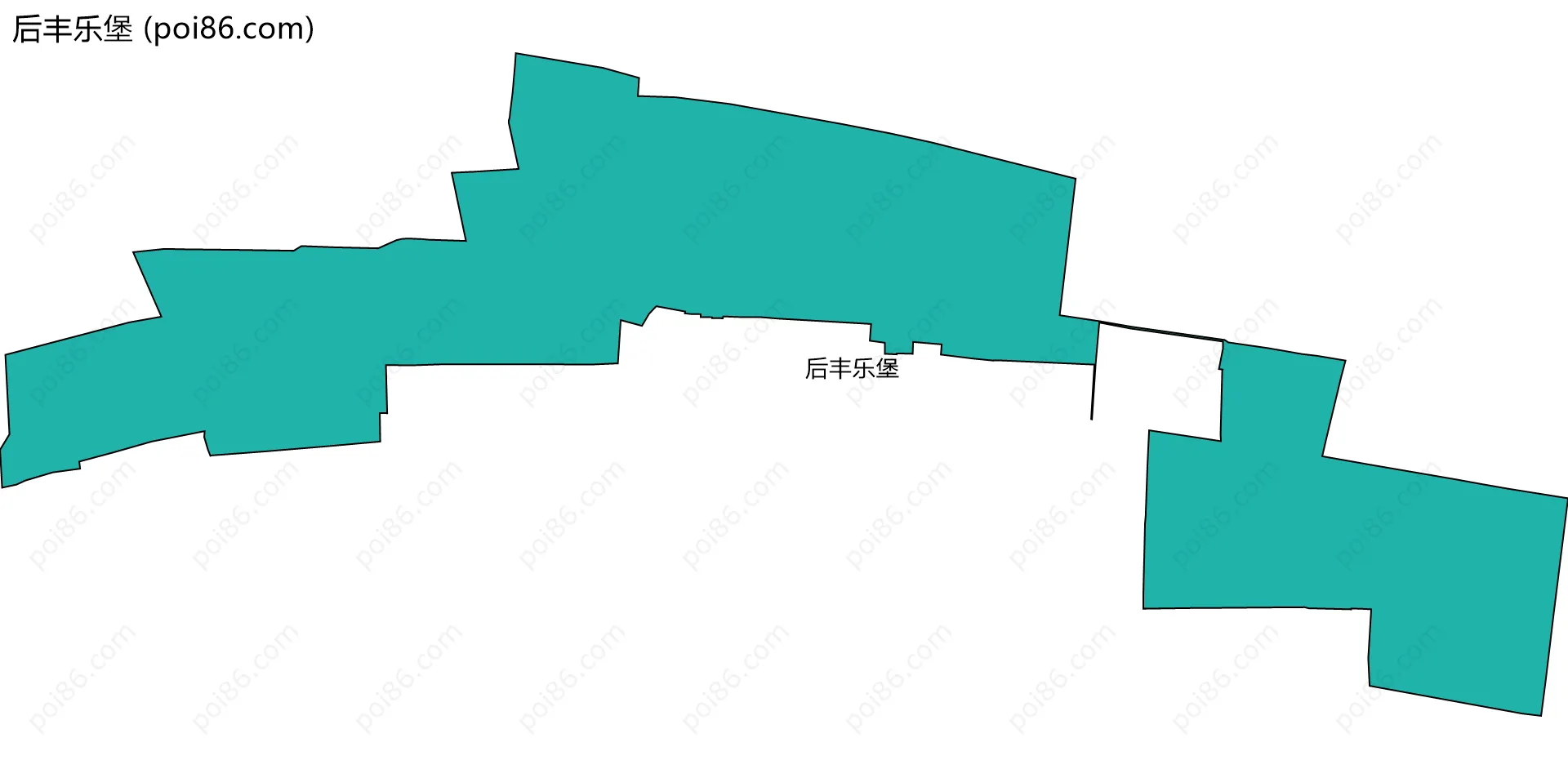 后丰乐堡边界地图