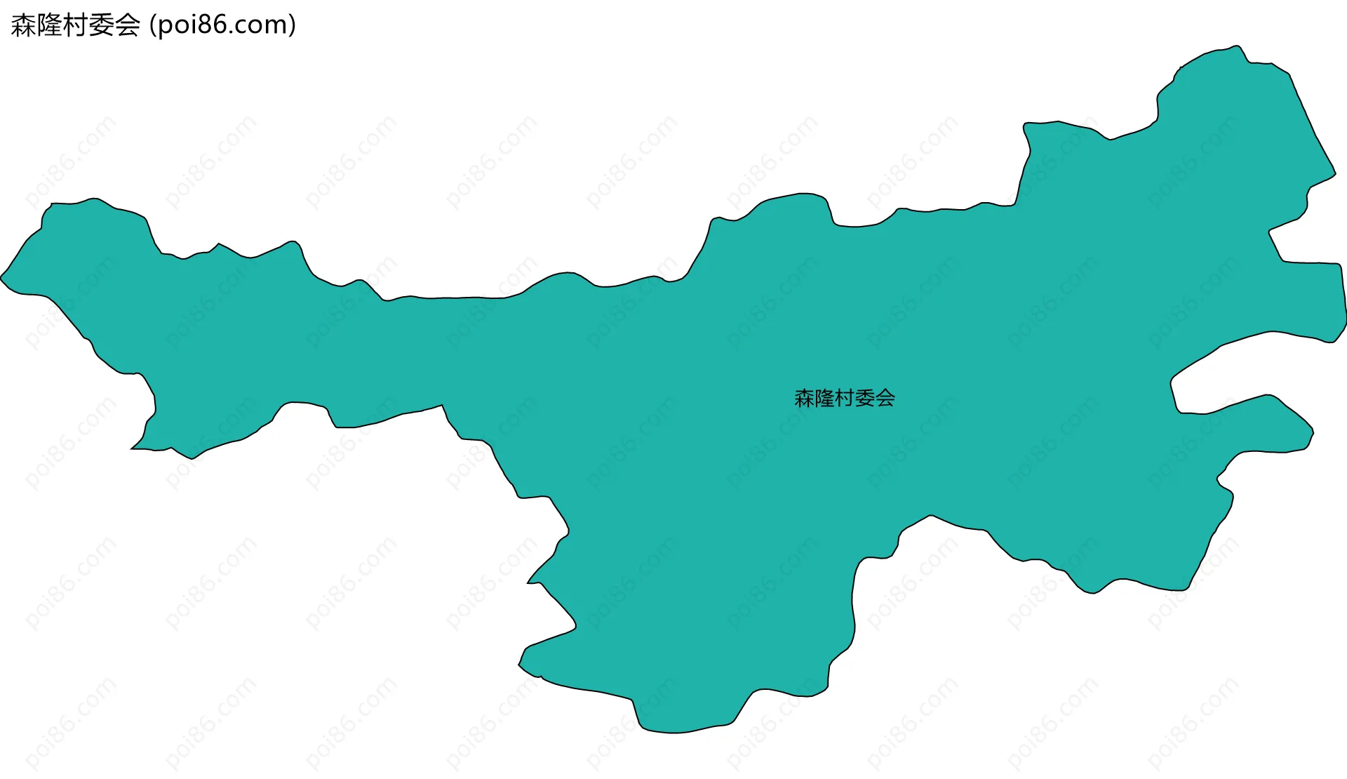 森隆村委会边界地图