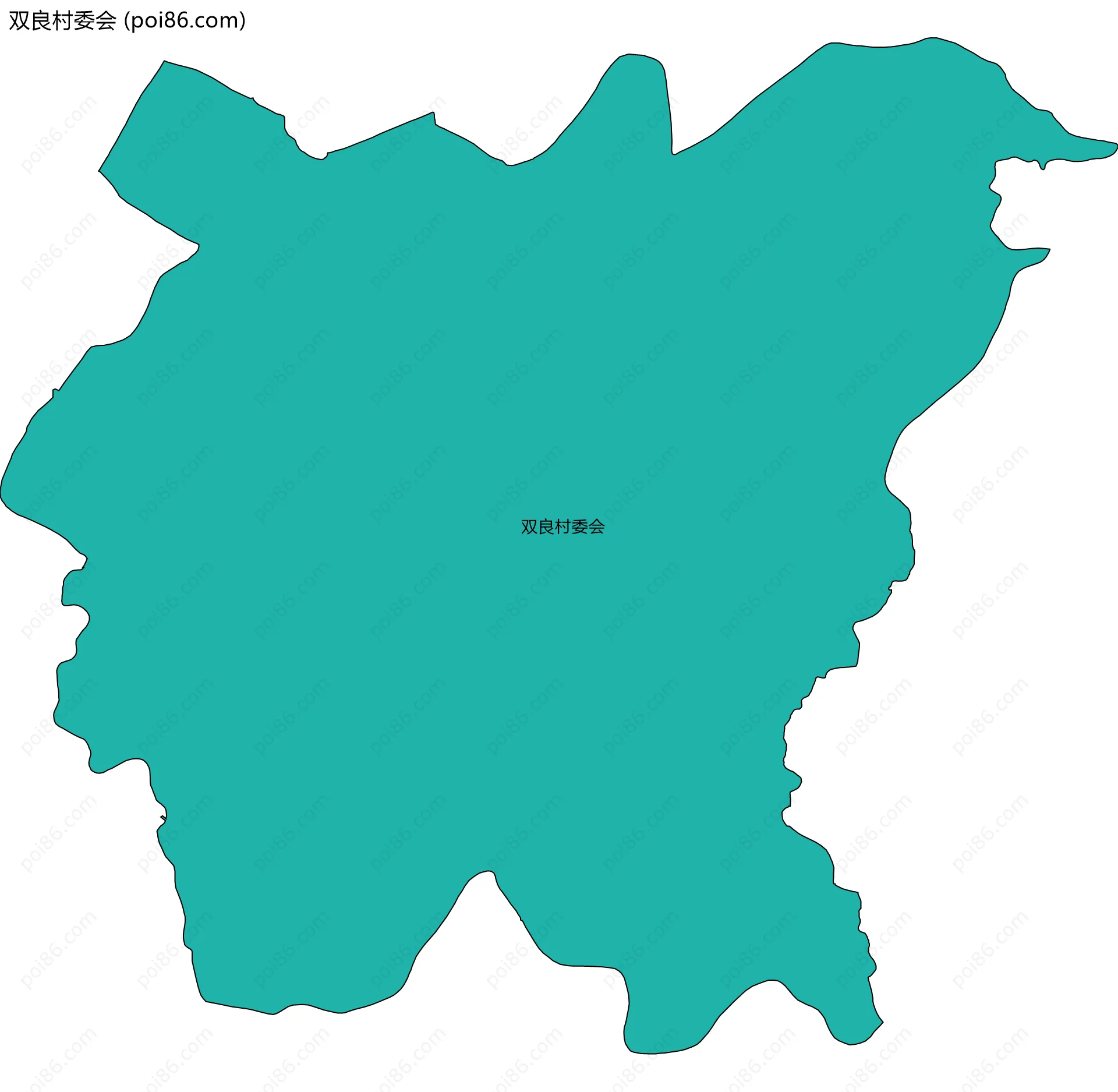 双良村委会边界地图