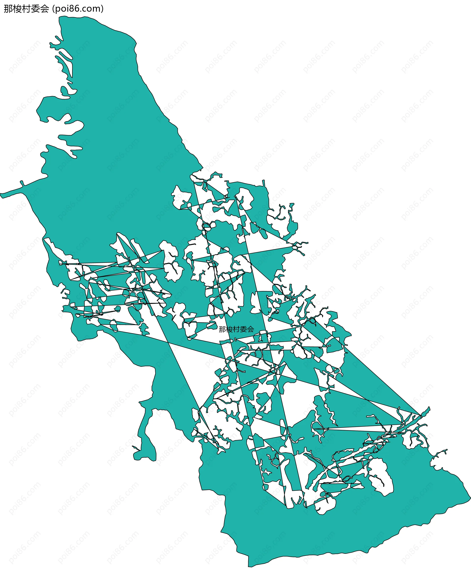 那梭村委会边界地图