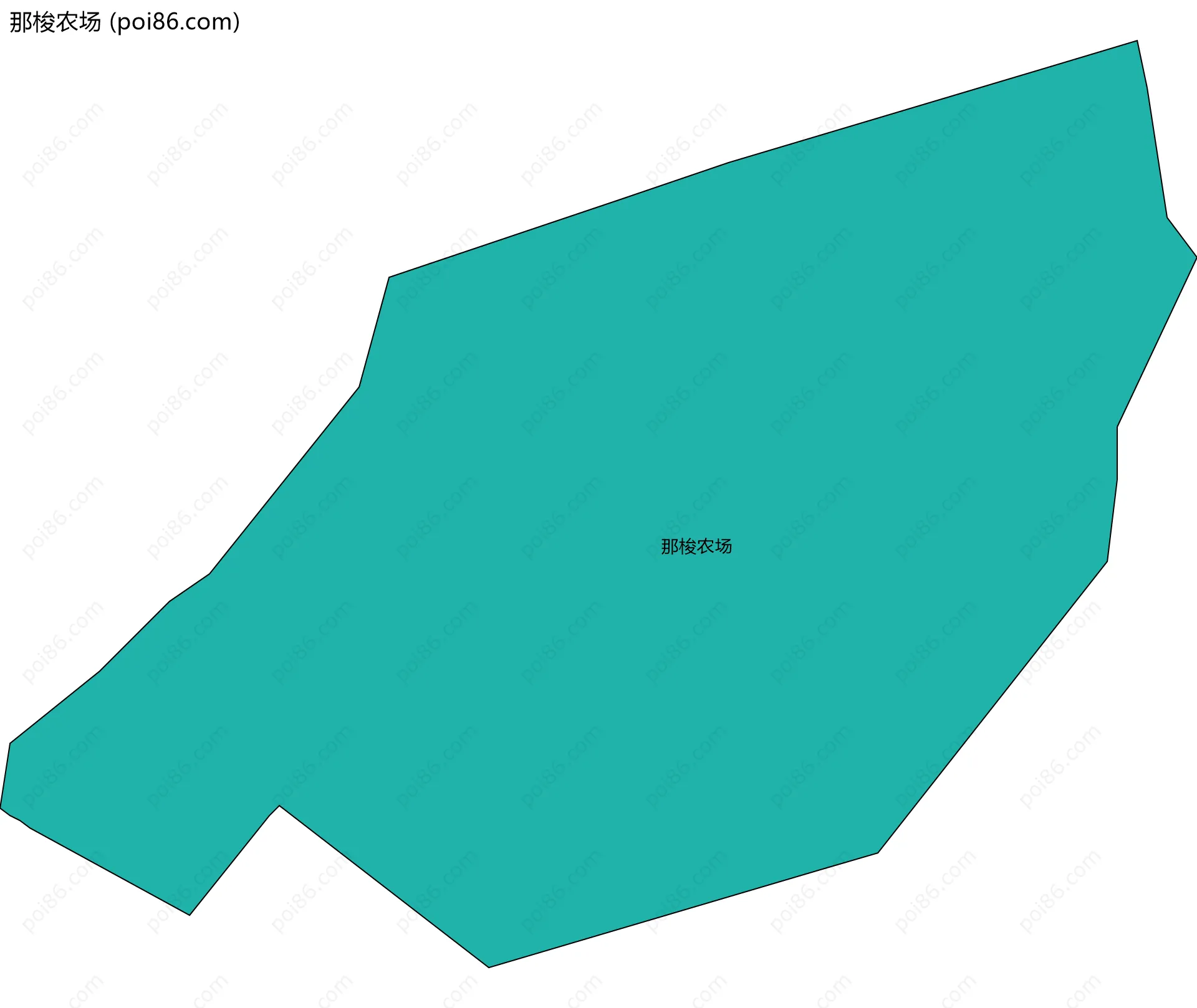 那梭农场边界地图