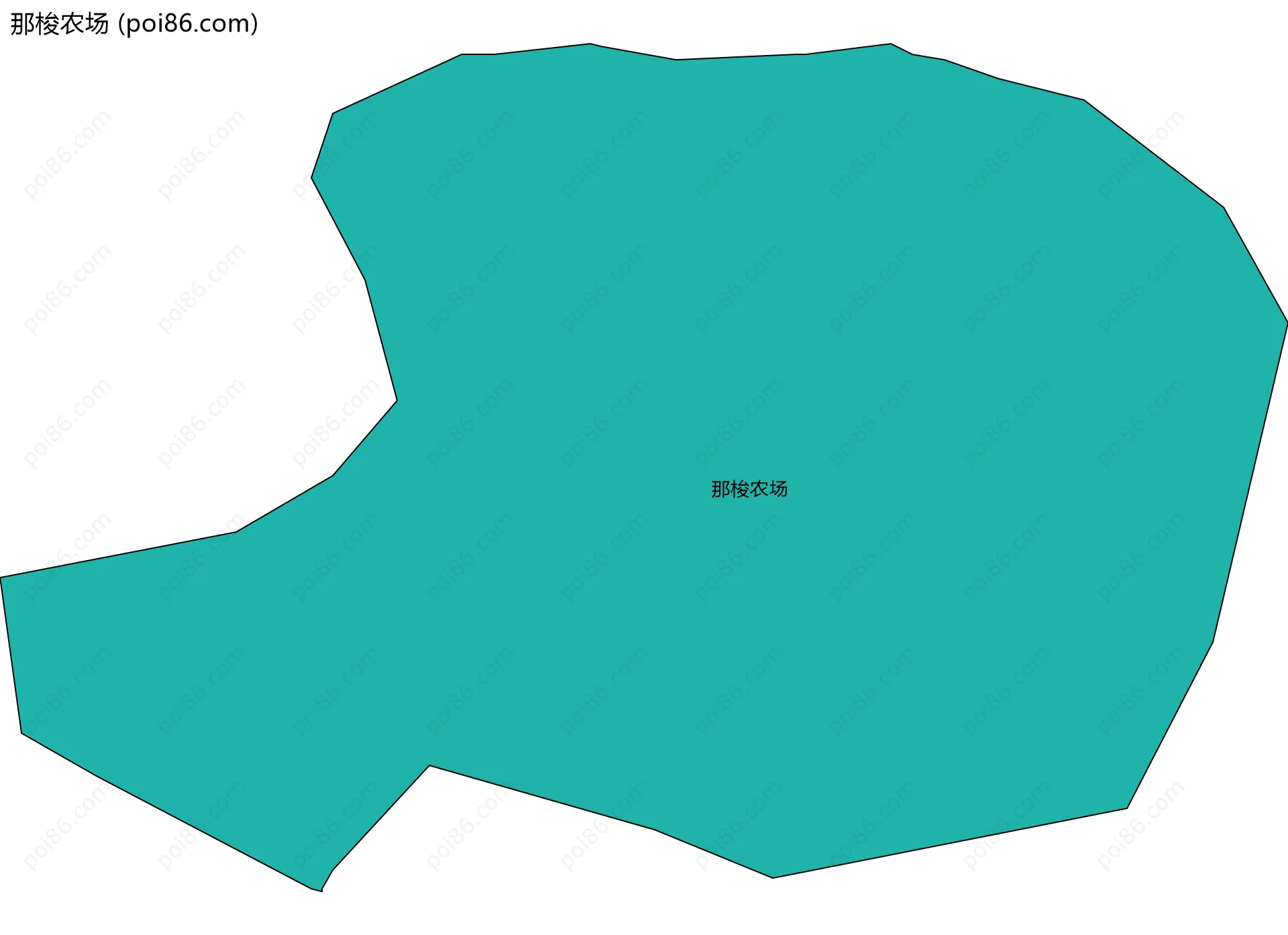 那梭农场边界地图