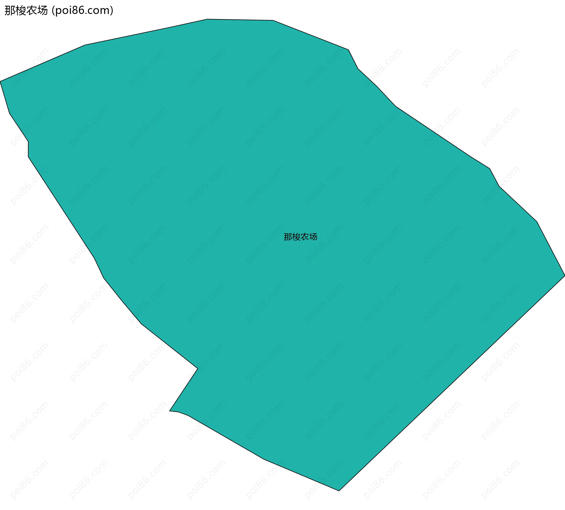 那梭农场边界地图