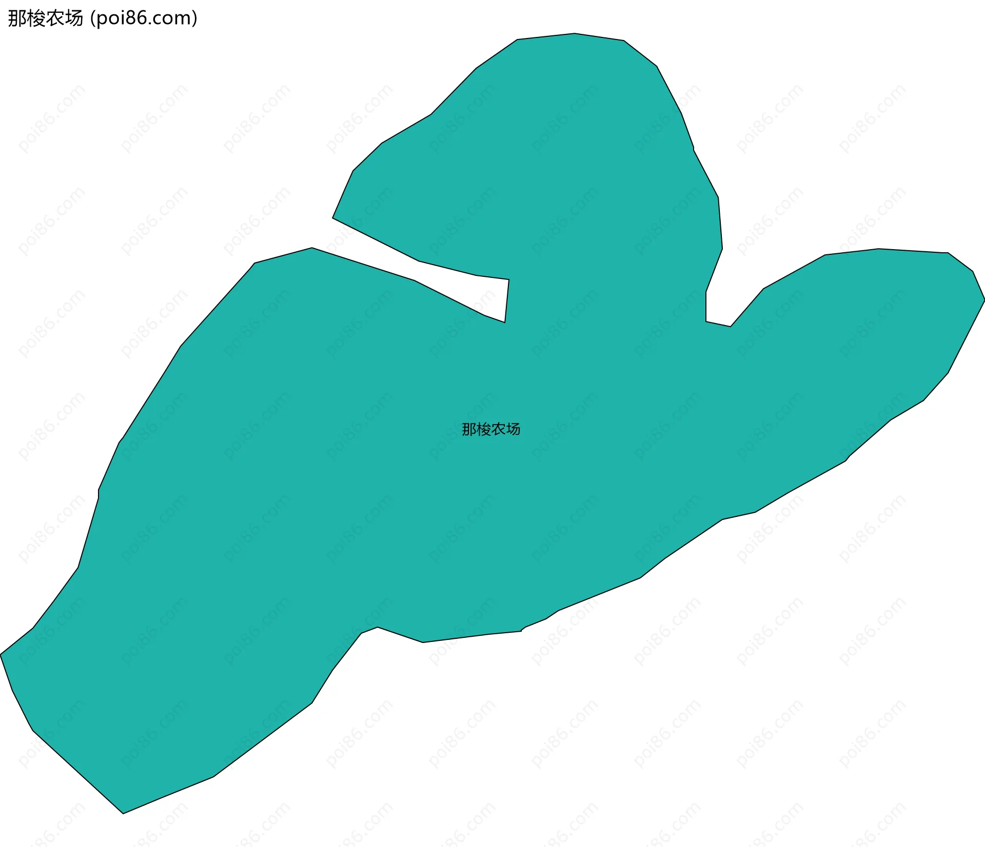 那梭农场边界地图