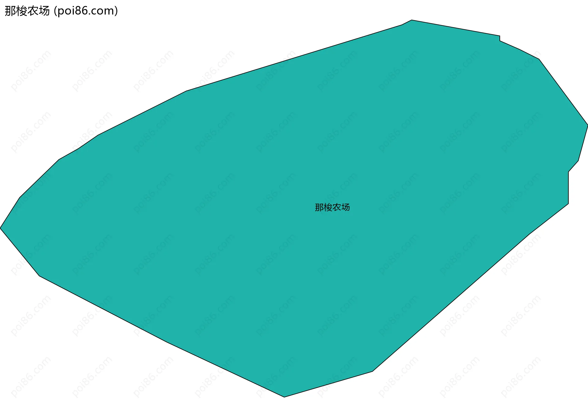 那梭农场边界地图