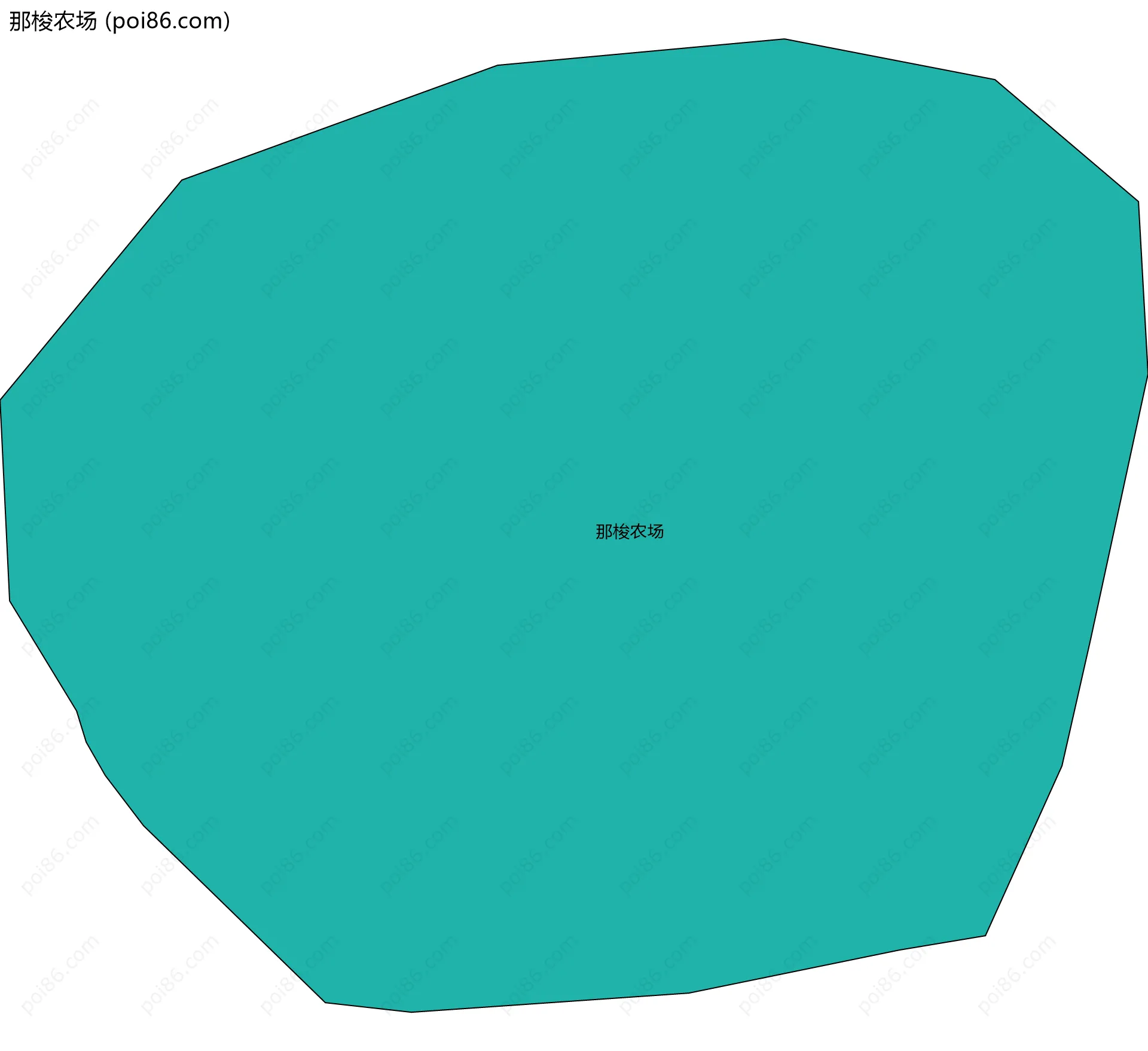 那梭农场边界地图