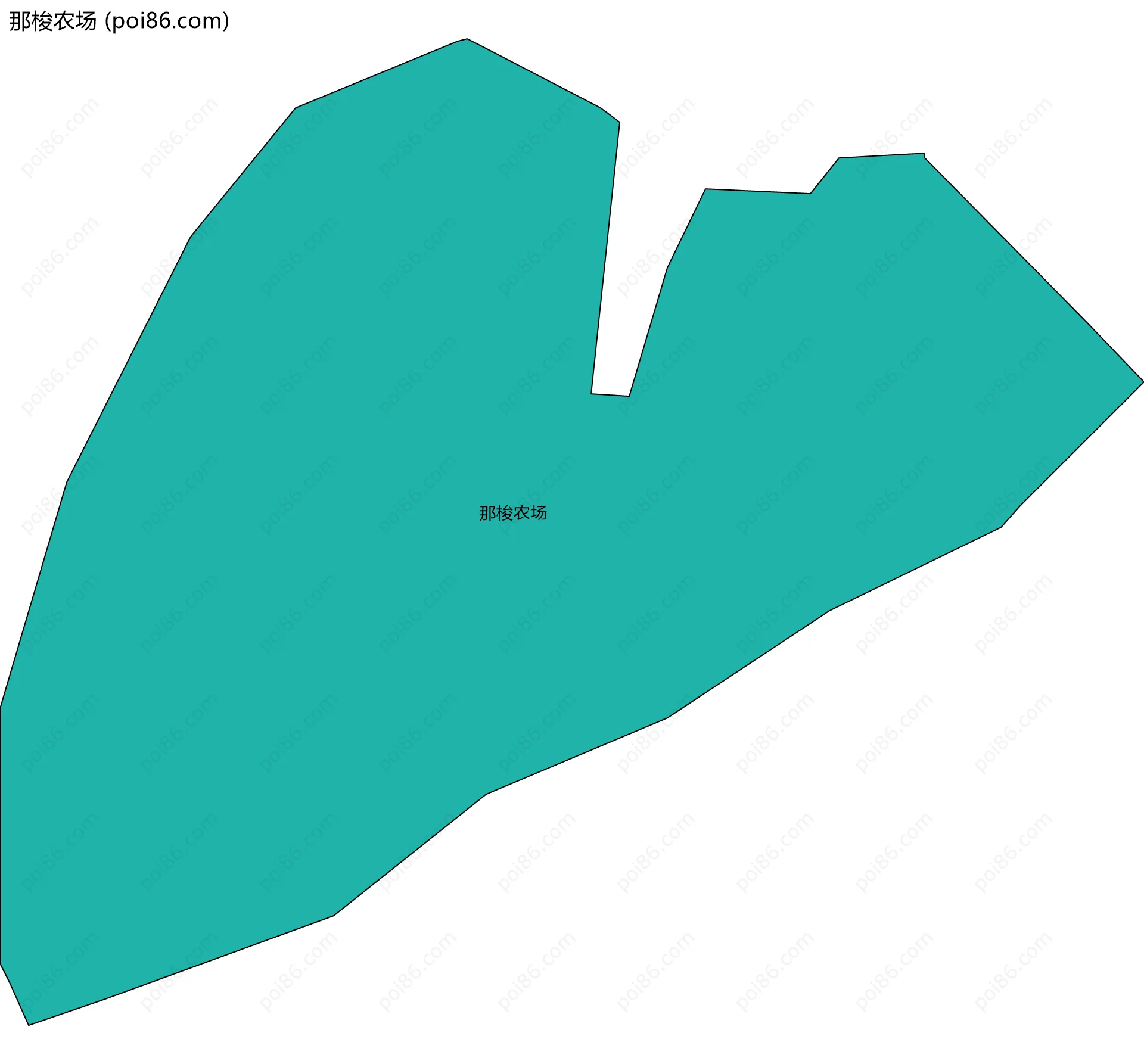 那梭农场边界地图