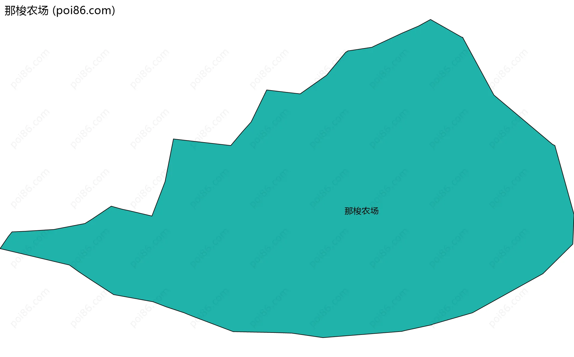 那梭农场边界地图