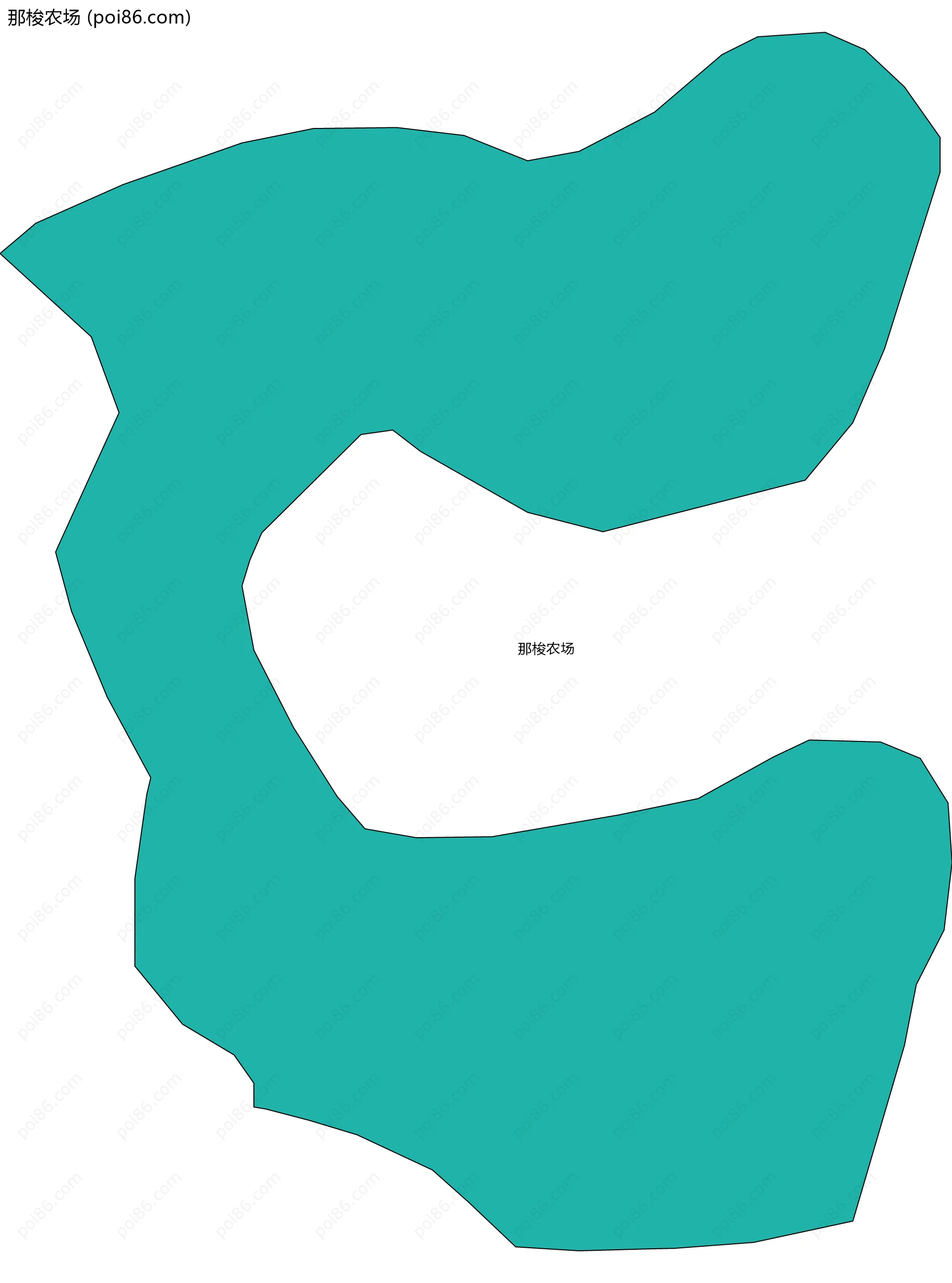 那梭农场边界地图