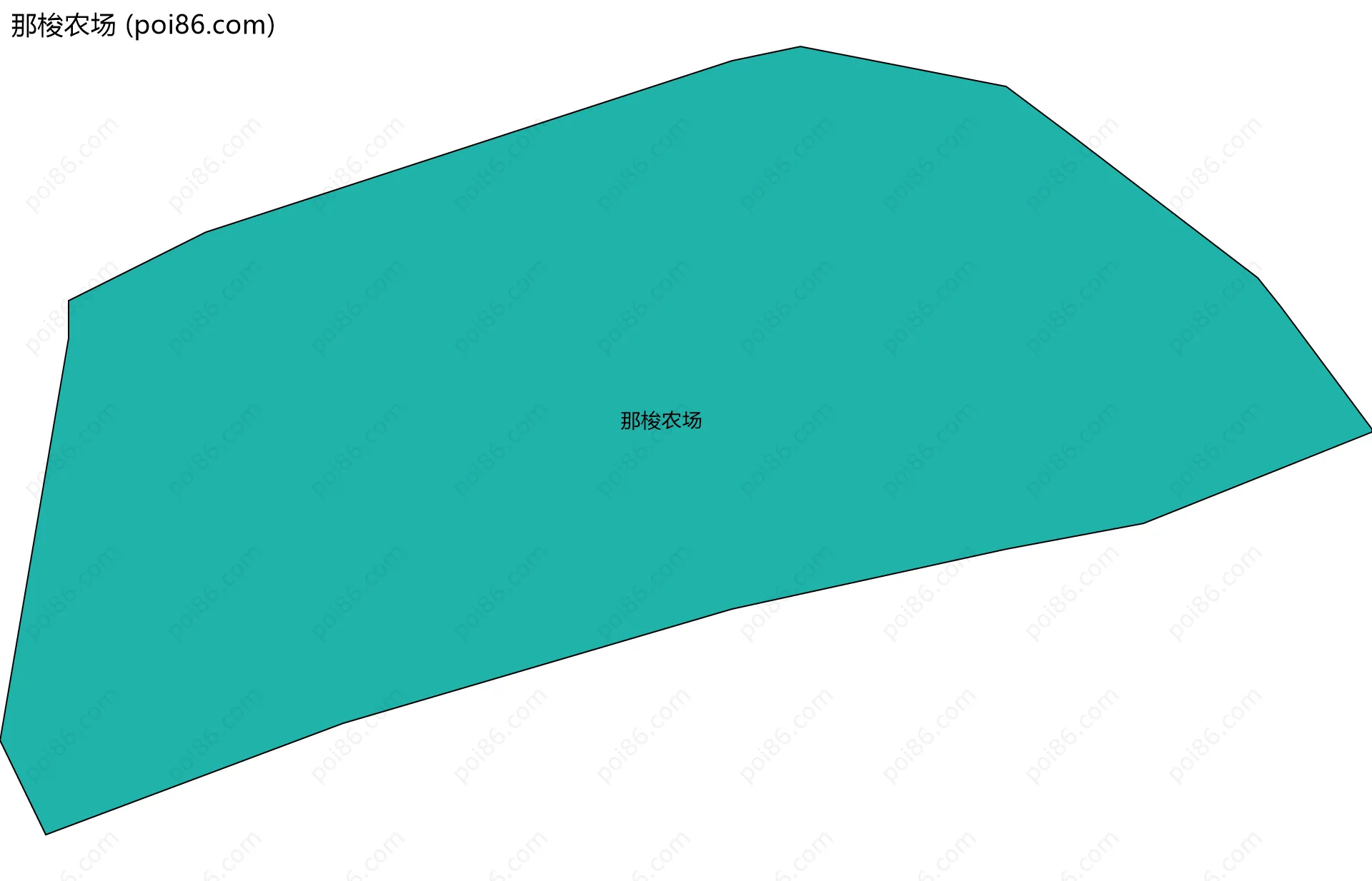 那梭农场边界地图