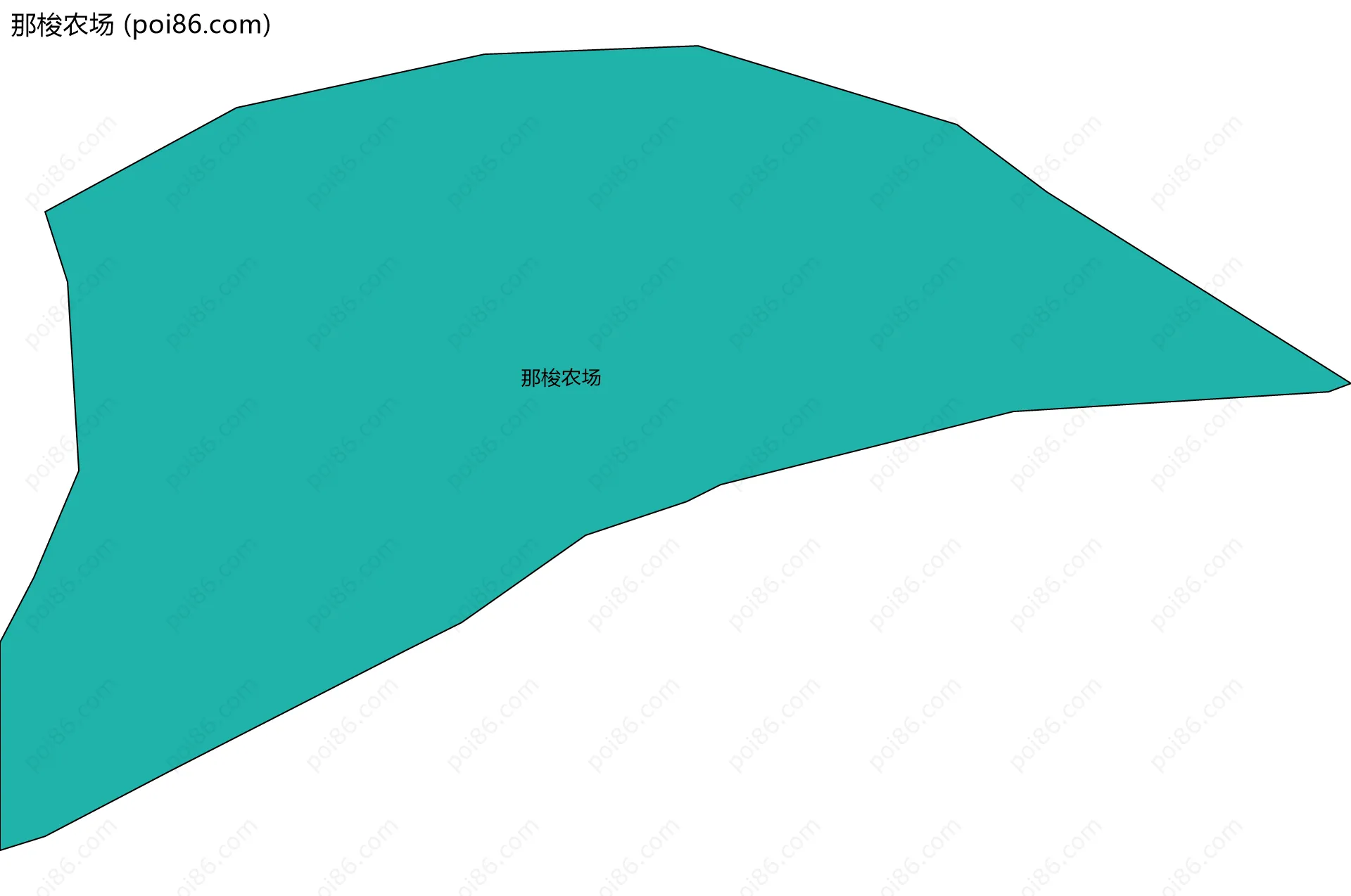 那梭农场边界地图