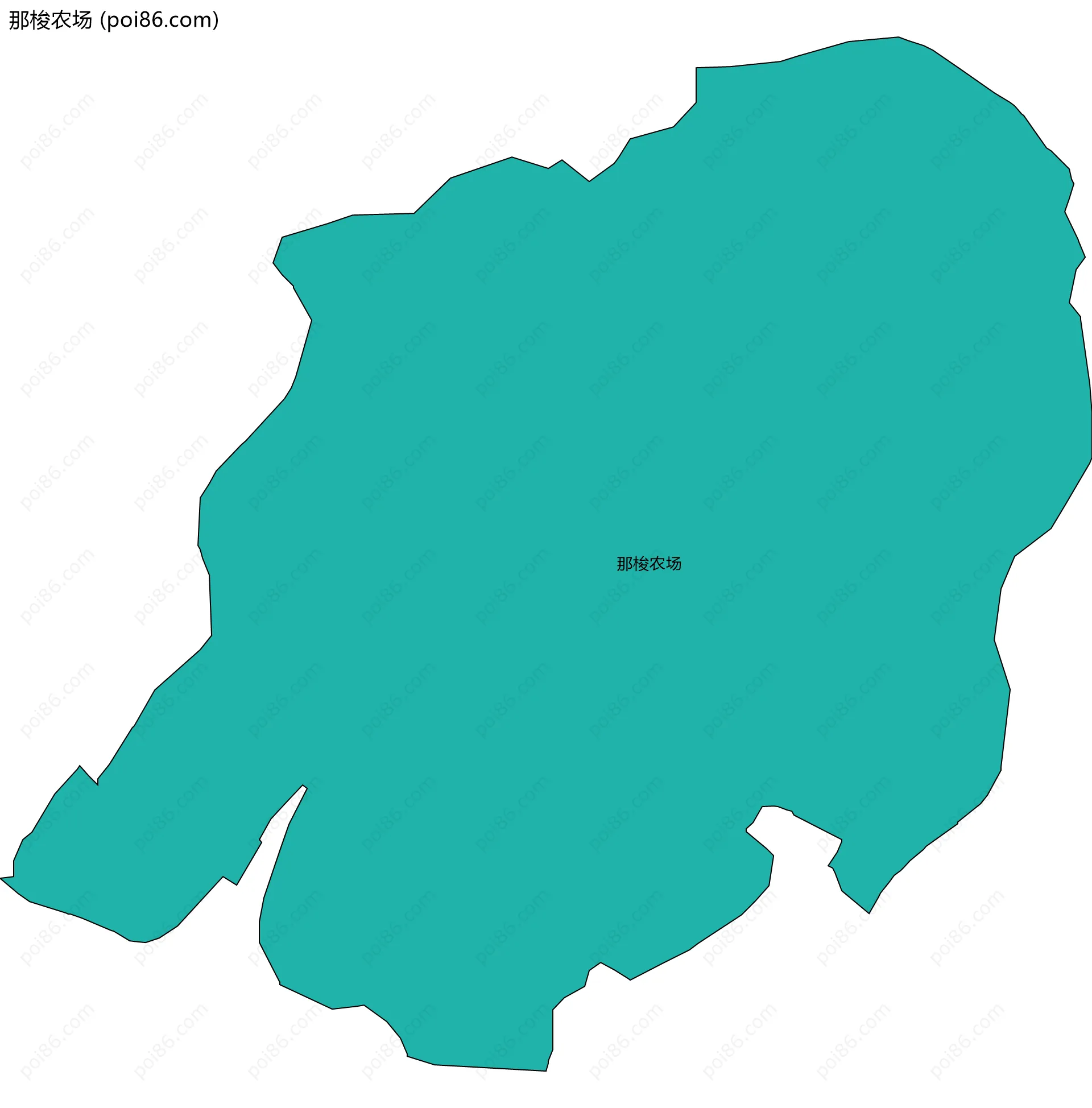 那梭农场边界地图