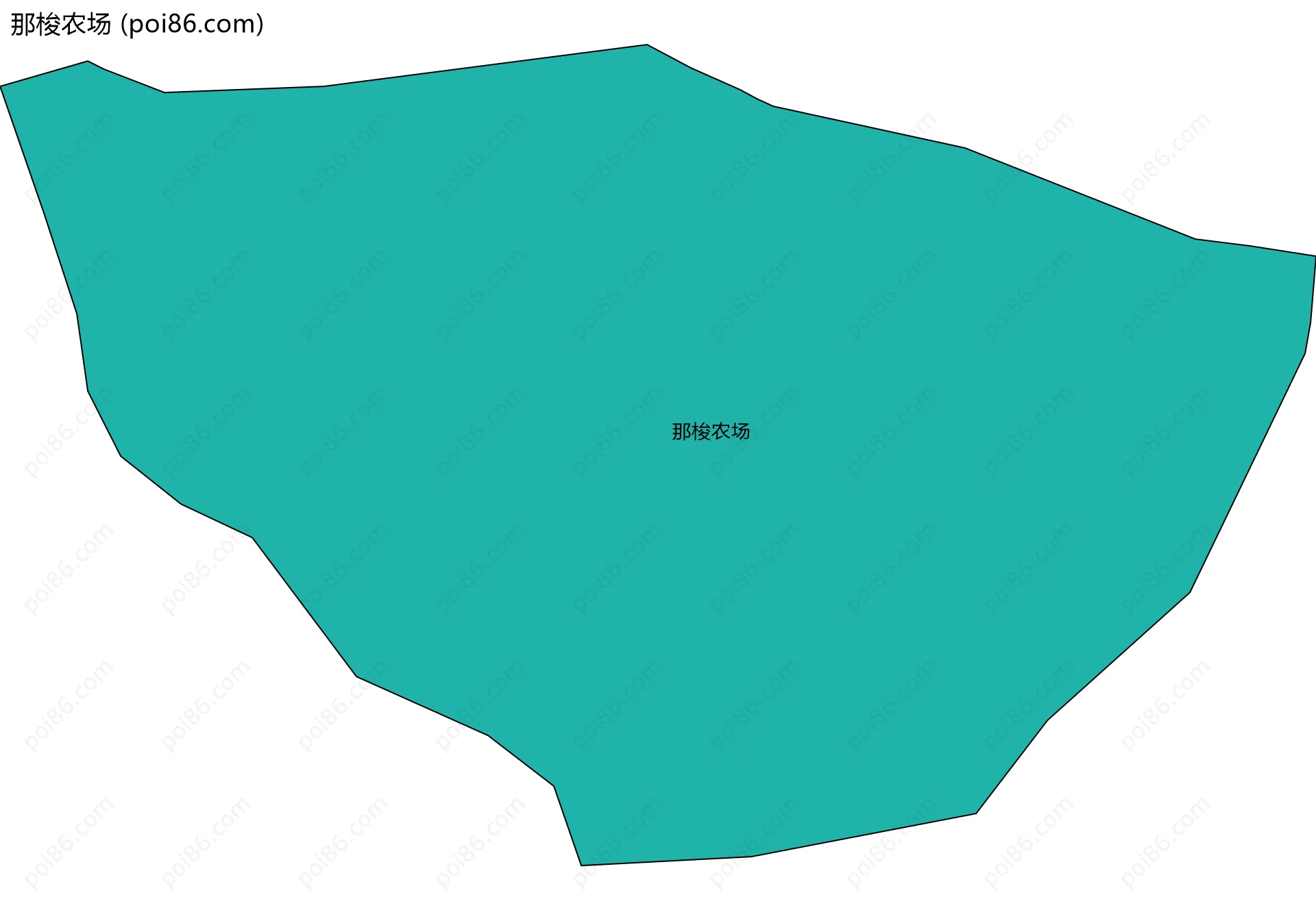 那梭农场边界地图