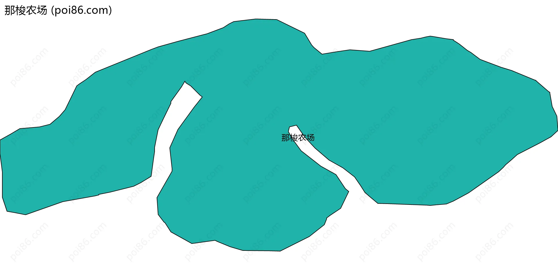 那梭农场边界地图