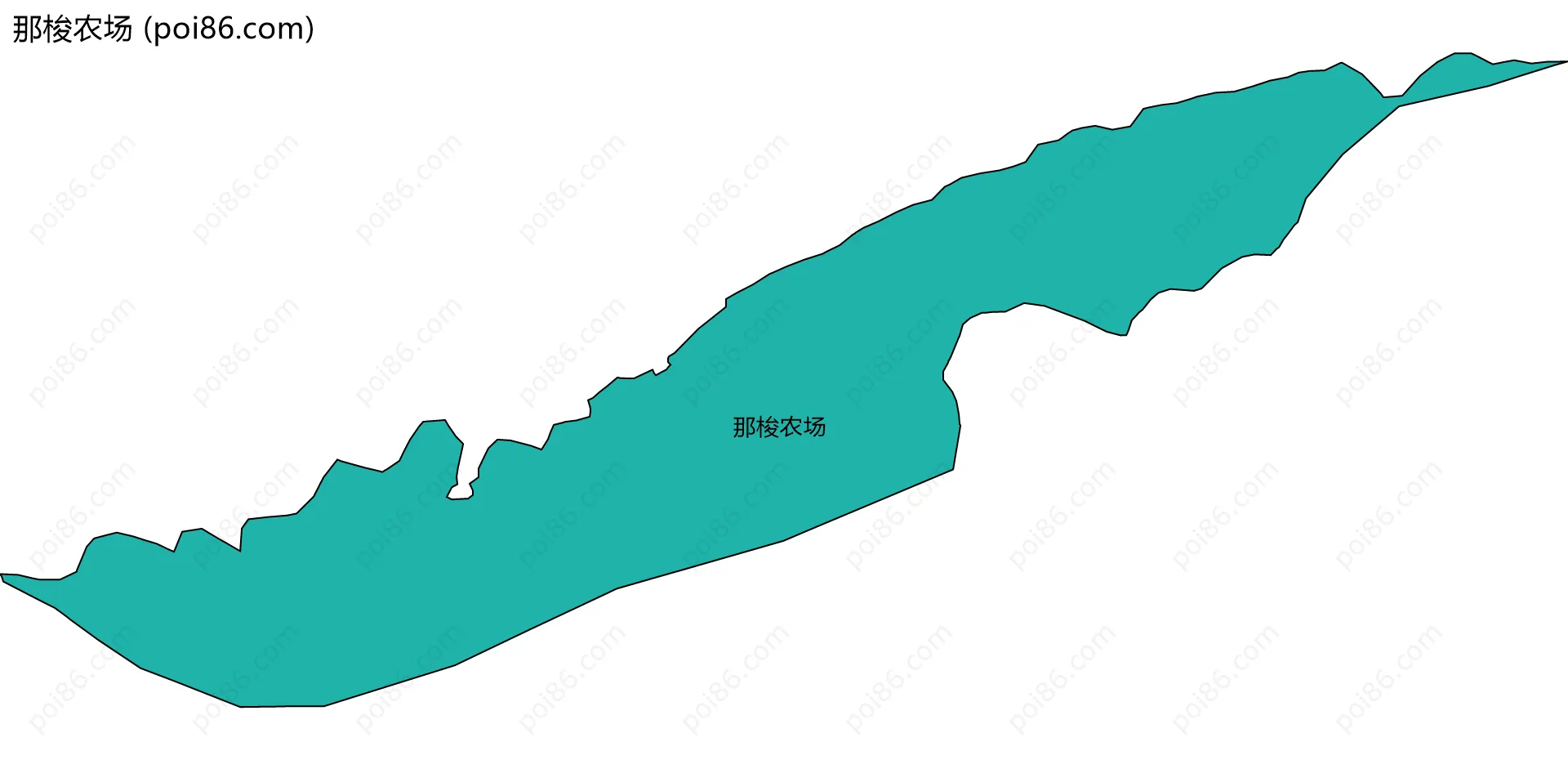 那梭农场边界地图