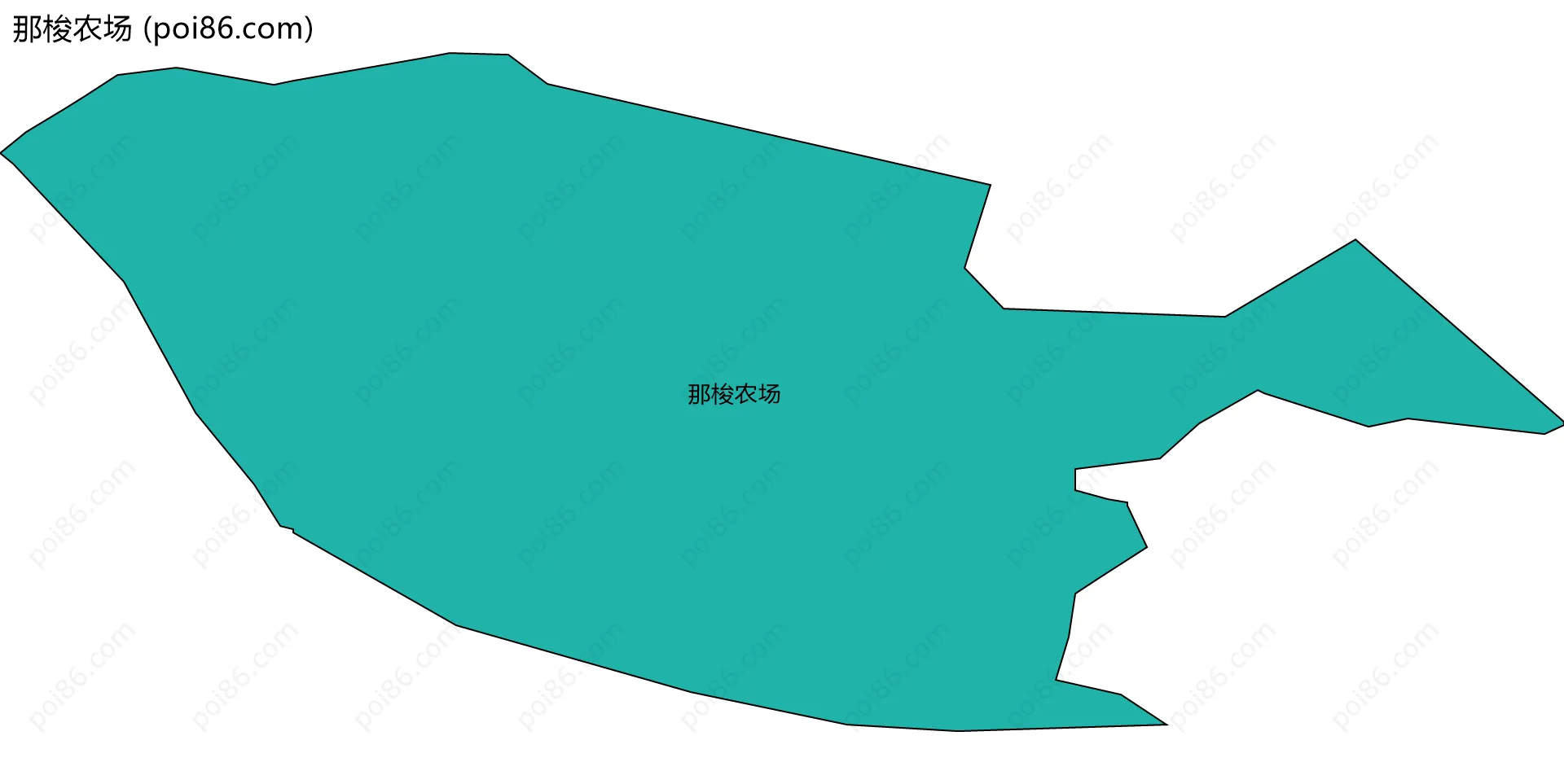 那梭农场边界地图