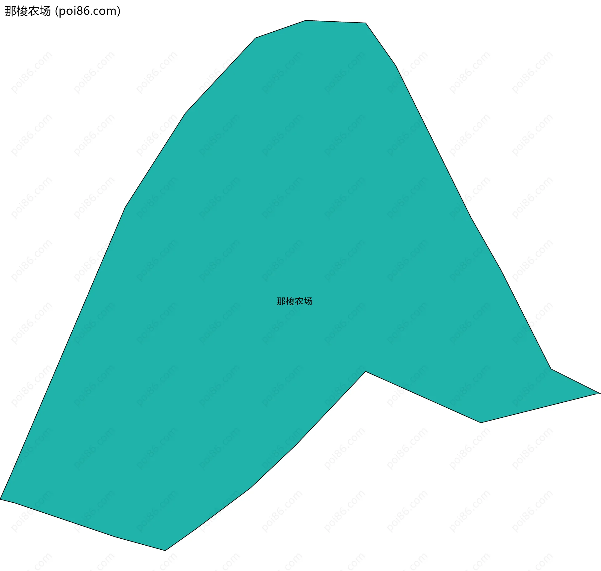 那梭农场边界地图