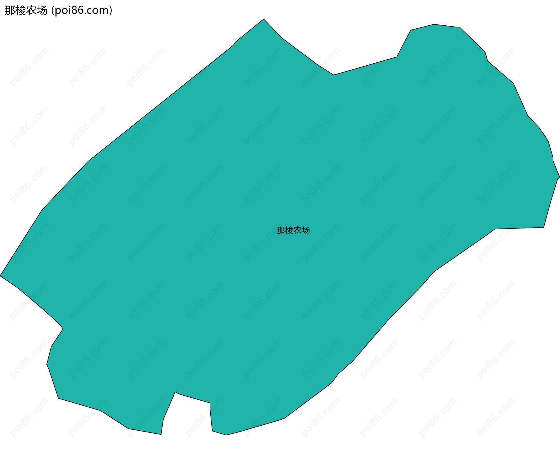 那梭农场边界地图