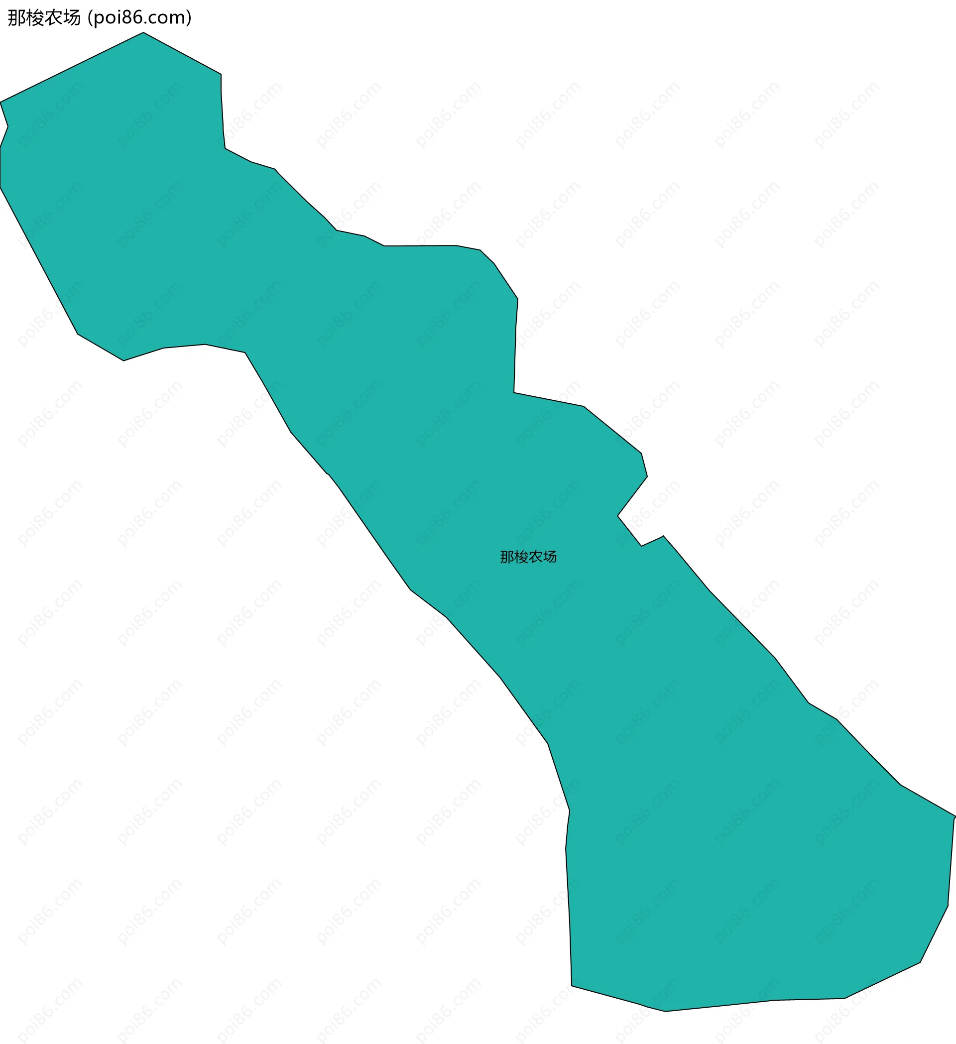 那梭农场边界地图