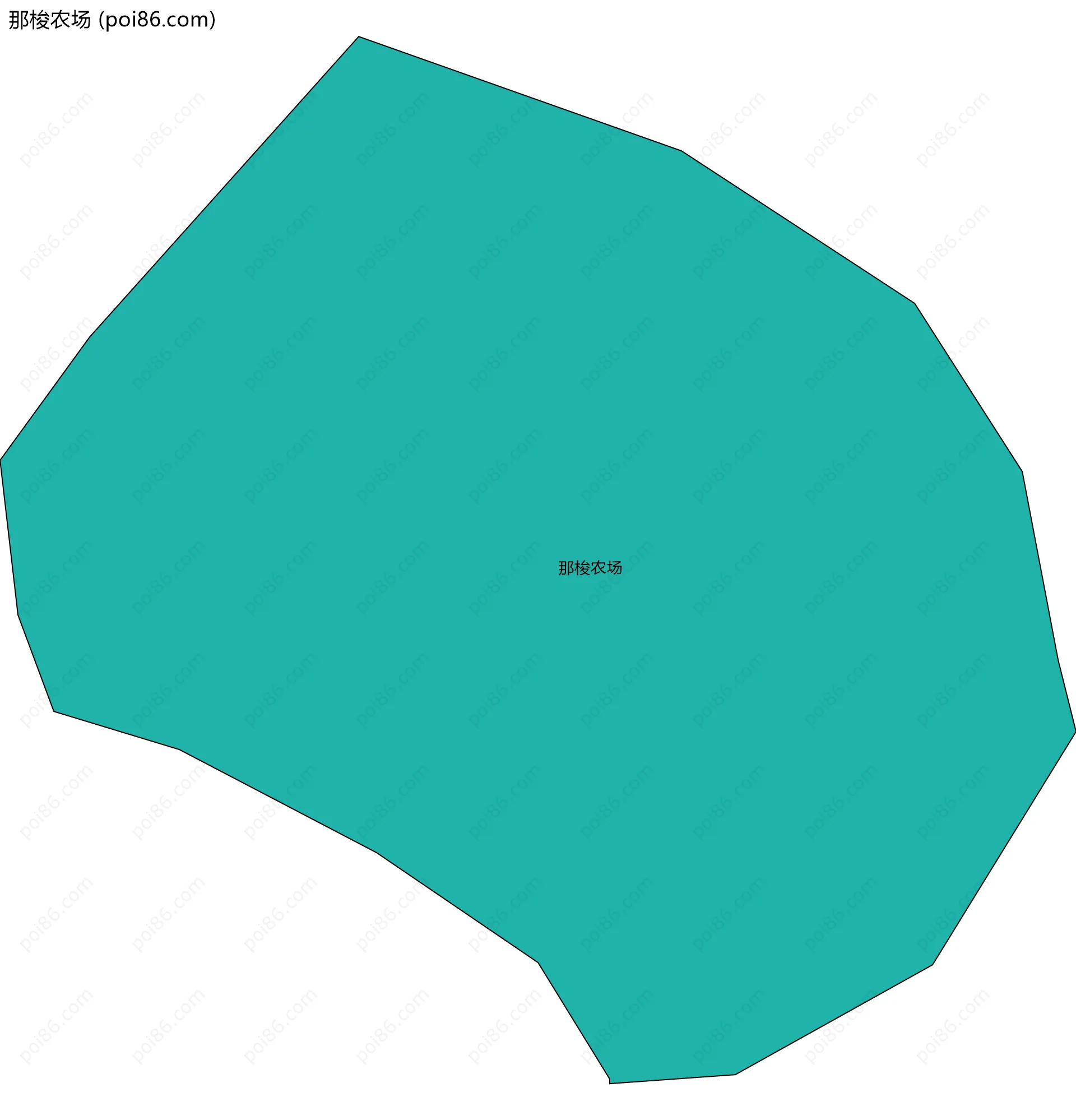 那梭农场边界地图