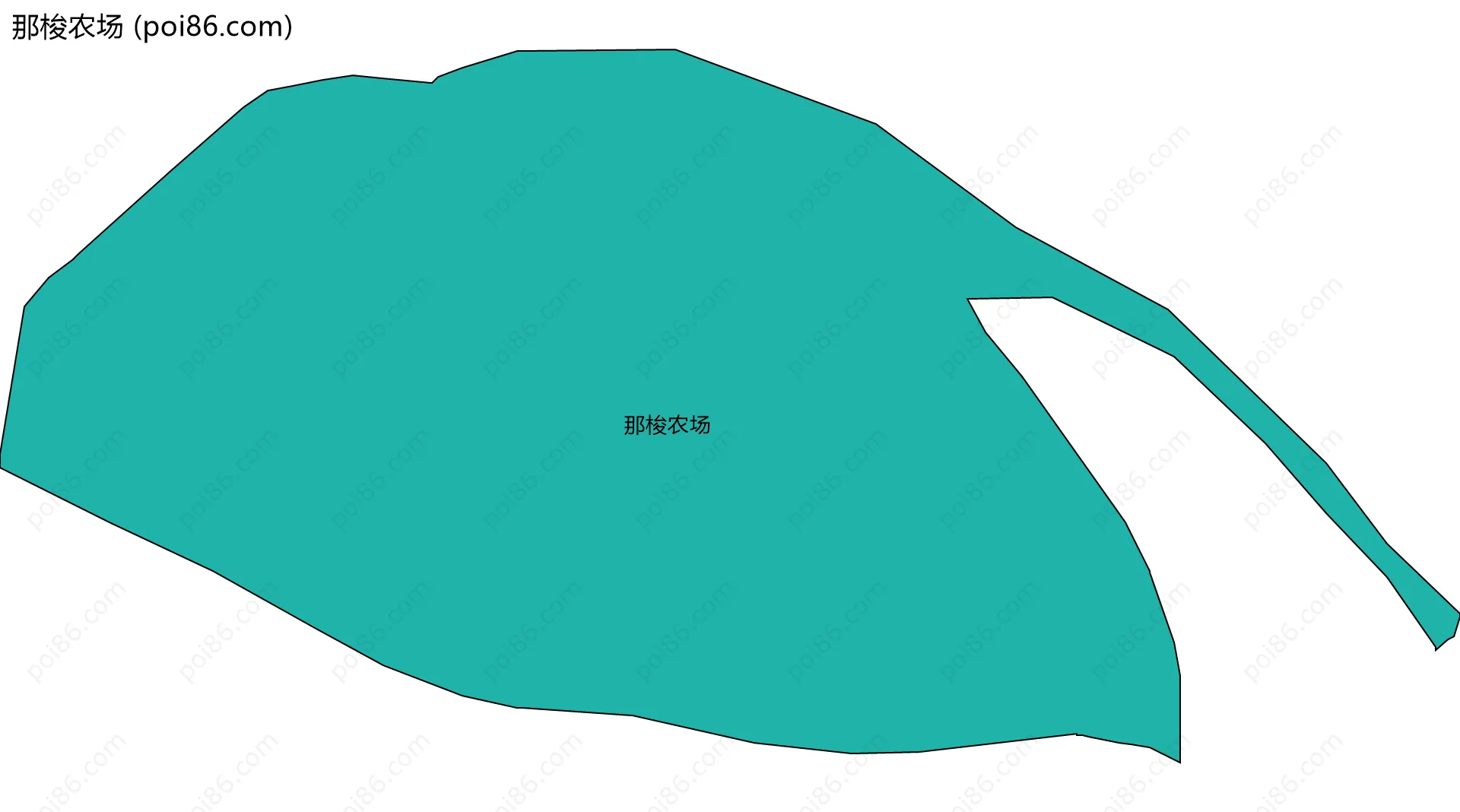 那梭农场边界地图