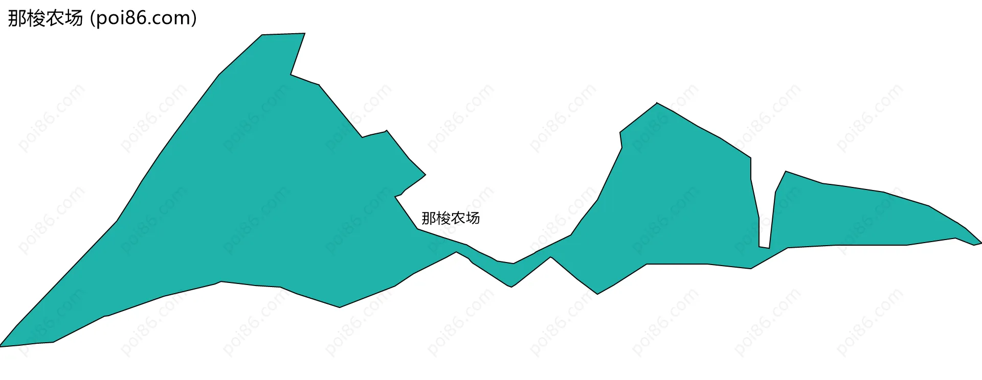 那梭农场边界地图