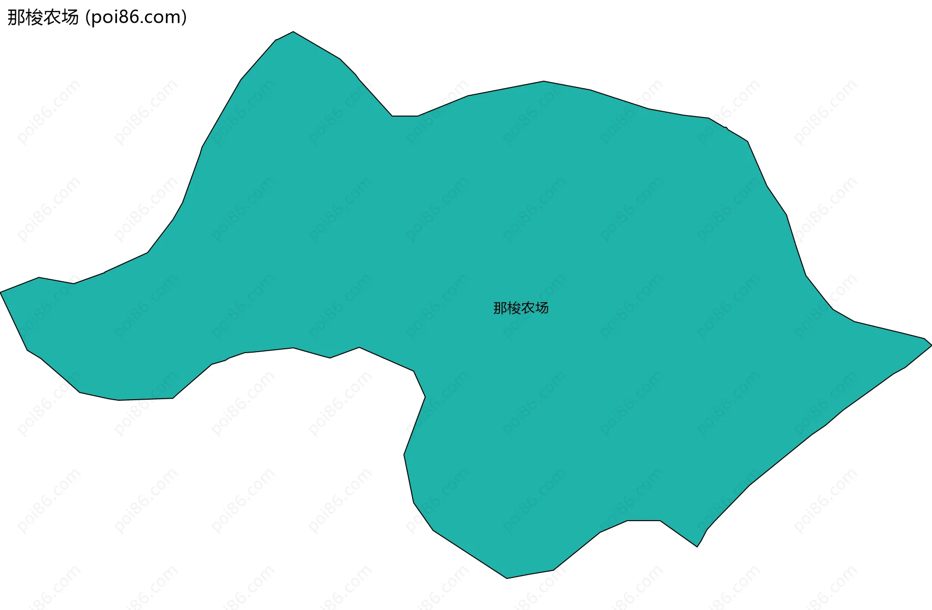那梭农场边界地图