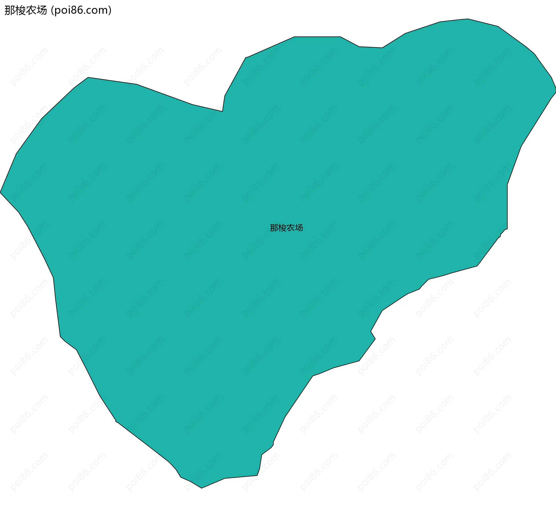 那梭农场边界地图